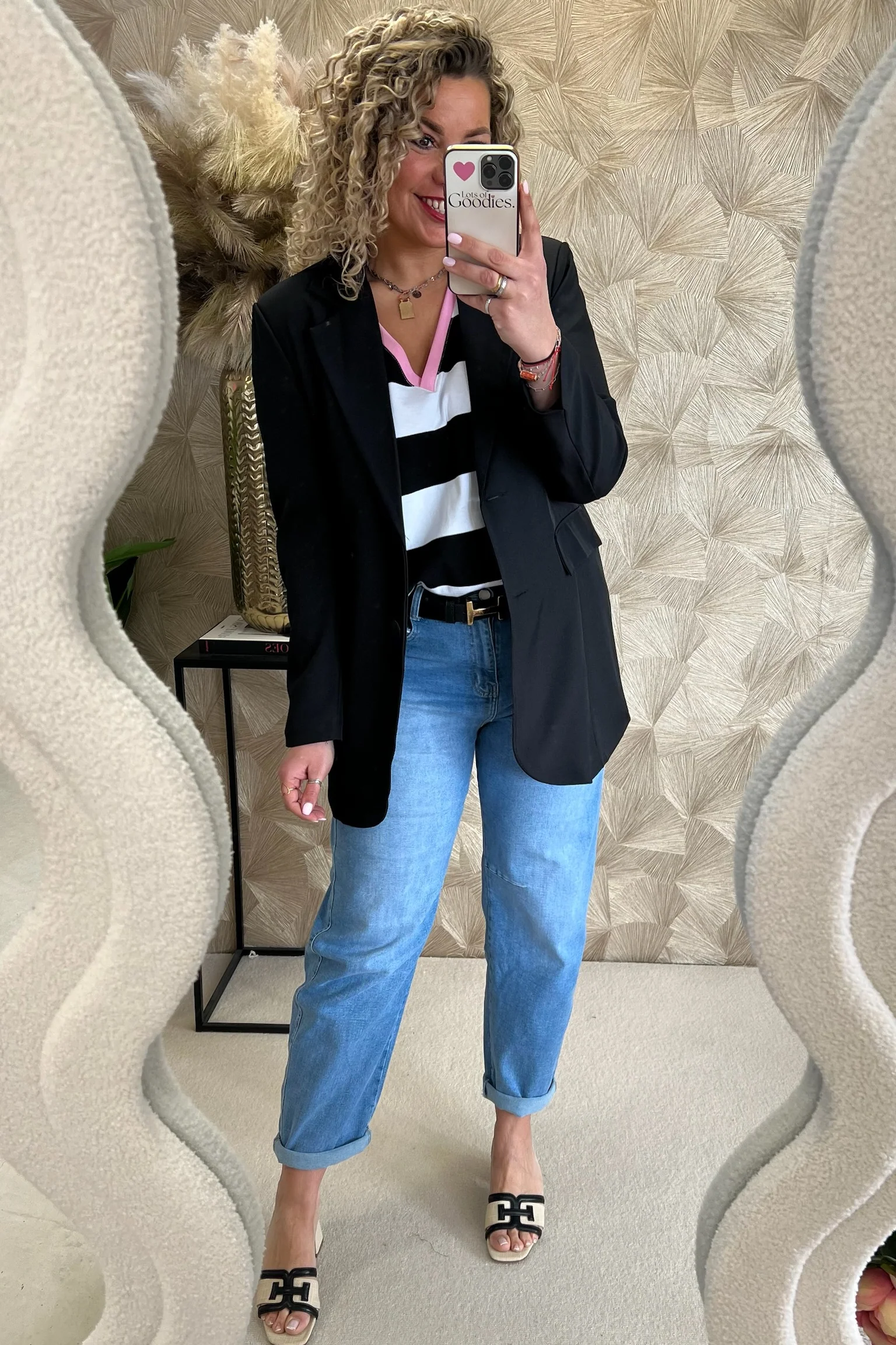 Classy Taille Coco Blazer - Black - Image 5