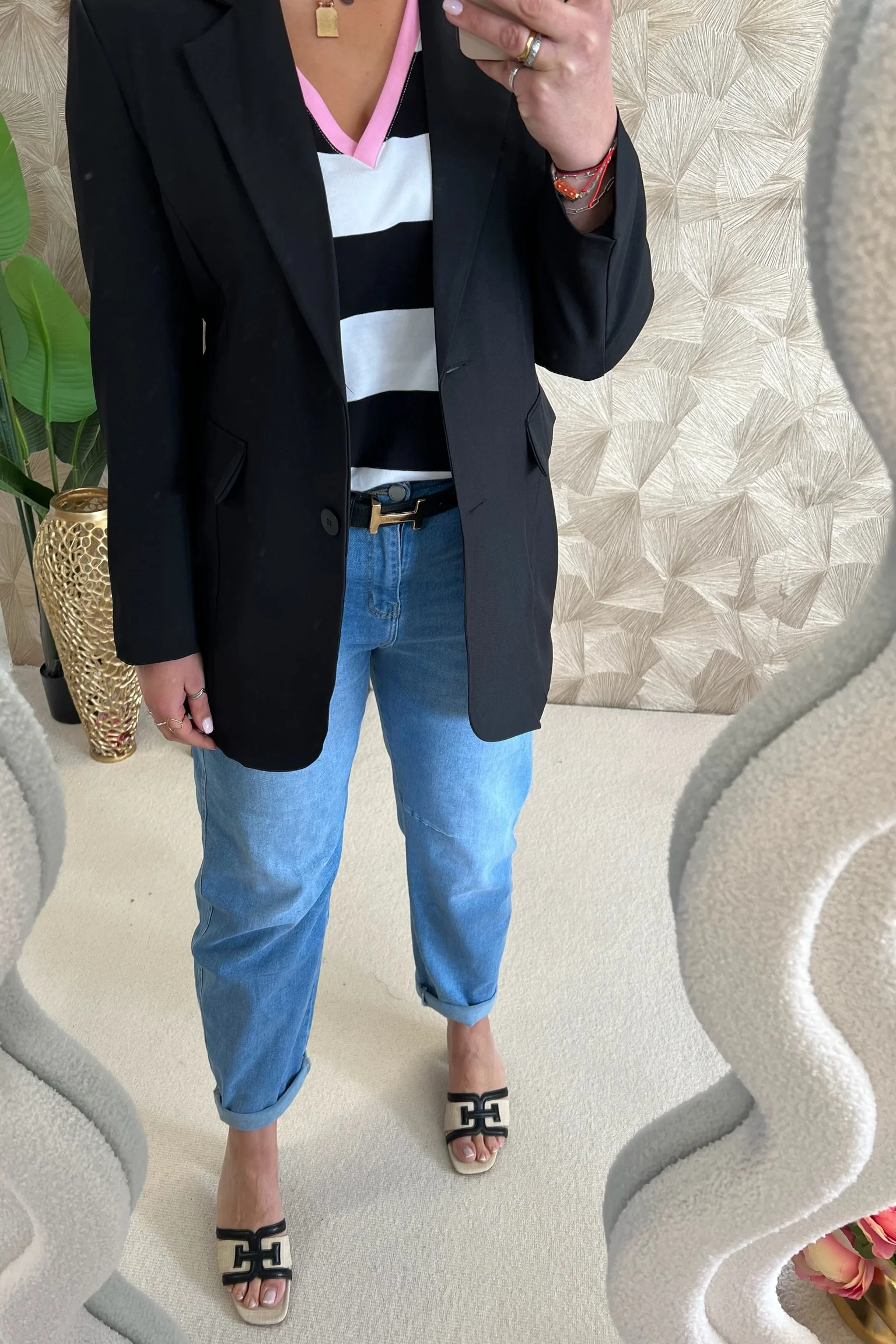 Classy Taille Coco Blazer - Black - Image 6