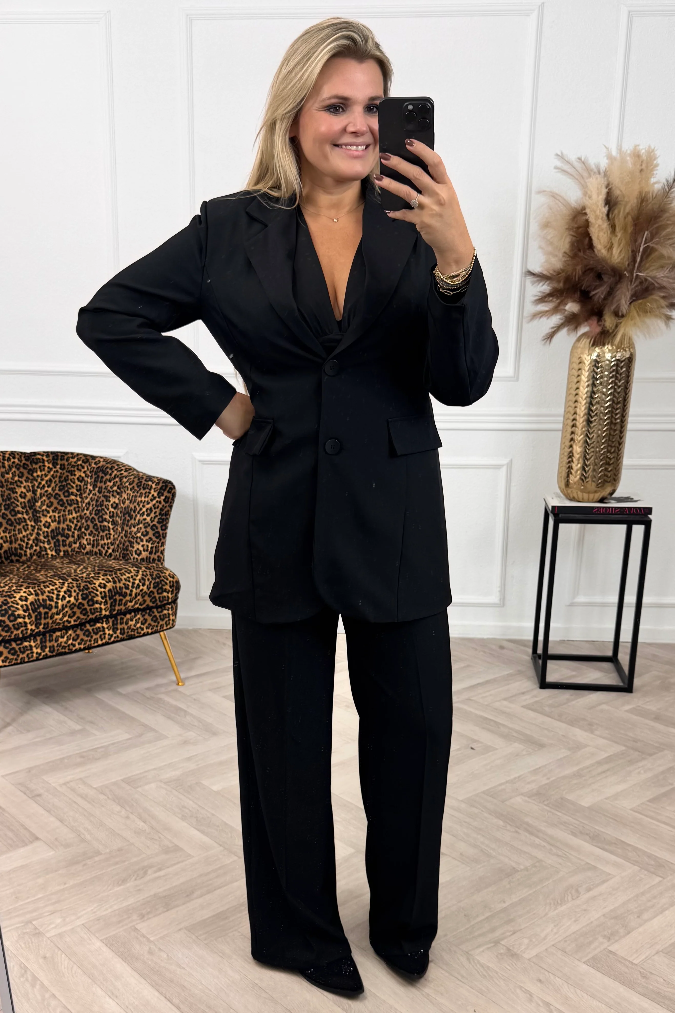 Classy Taille Coco Blazer - Black - Image 9