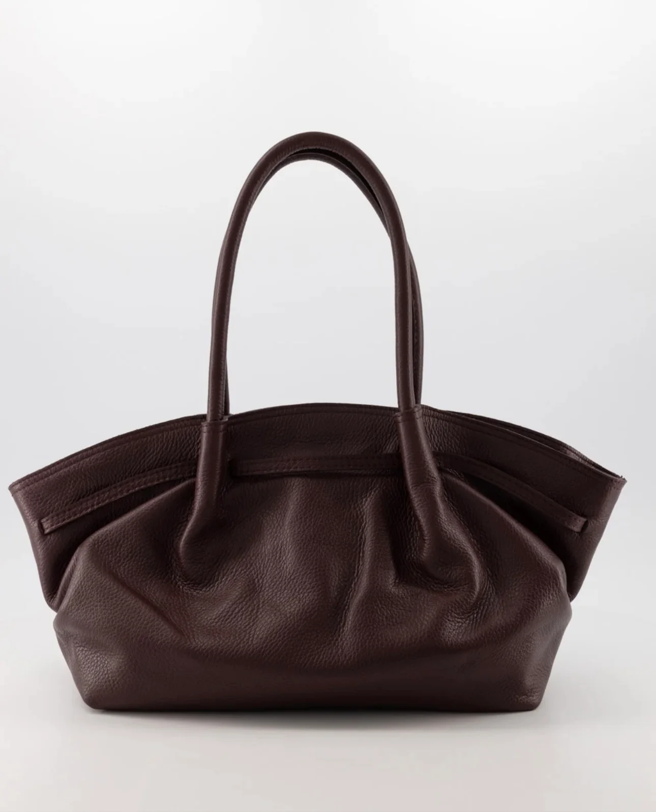 Coline Leather Bag - Bordeaux - Image 3