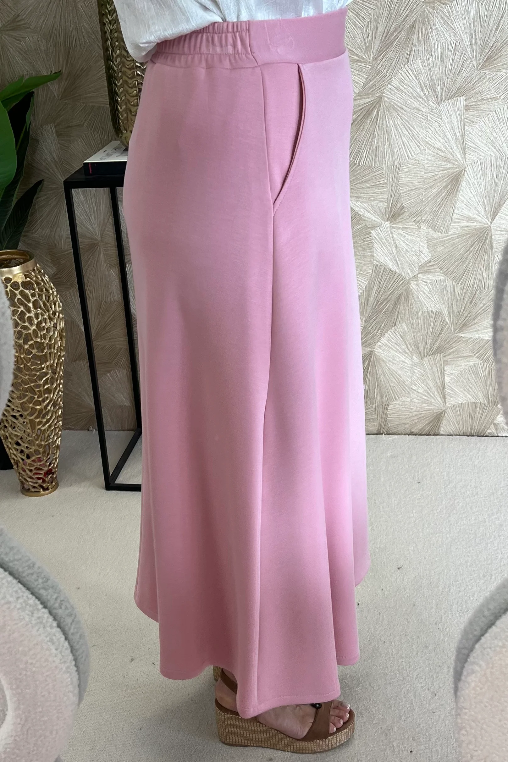 Comfy Maxi Skirt - Pink - Image 2