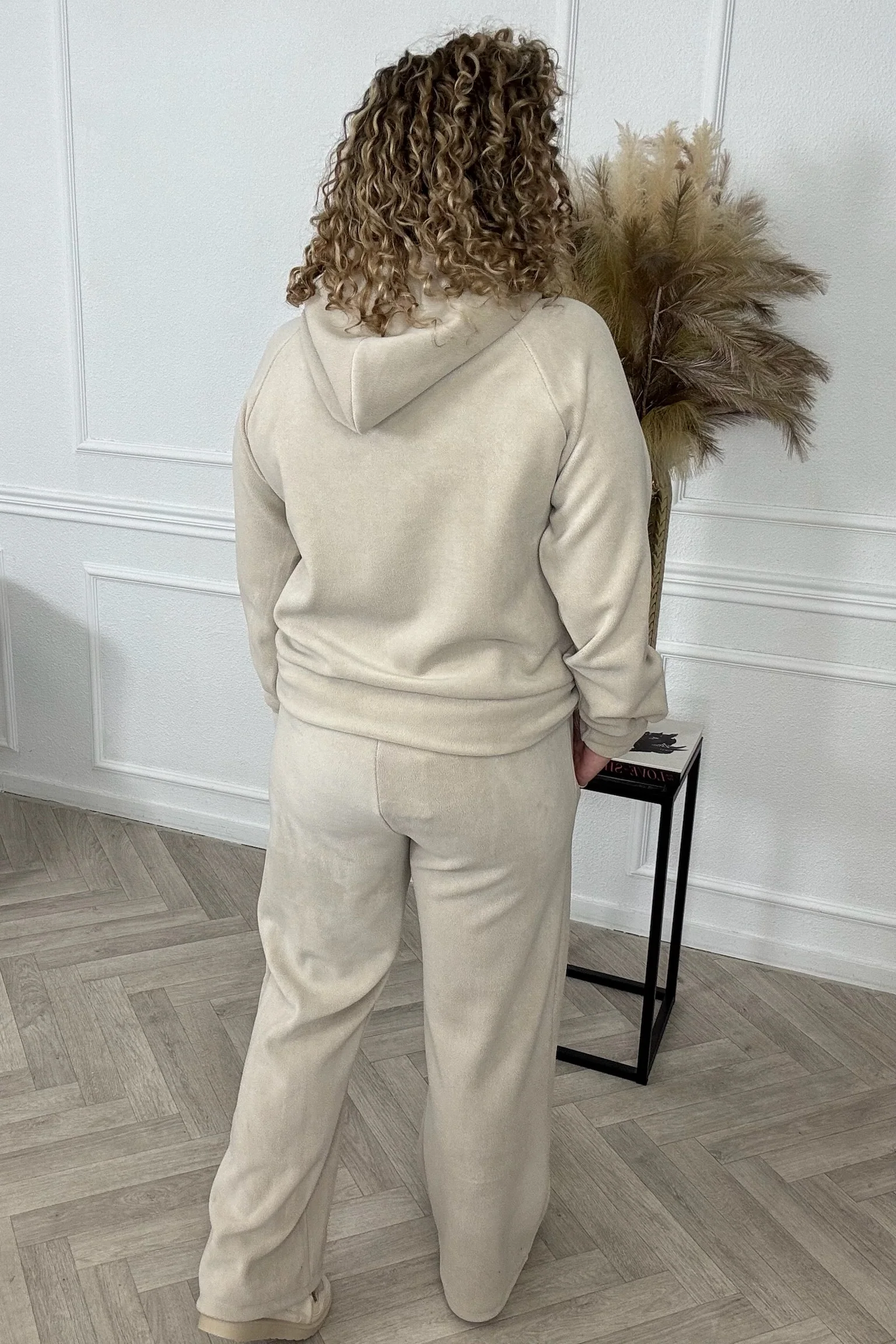 Comfy Teddy Hoodie - Beige - Image 2