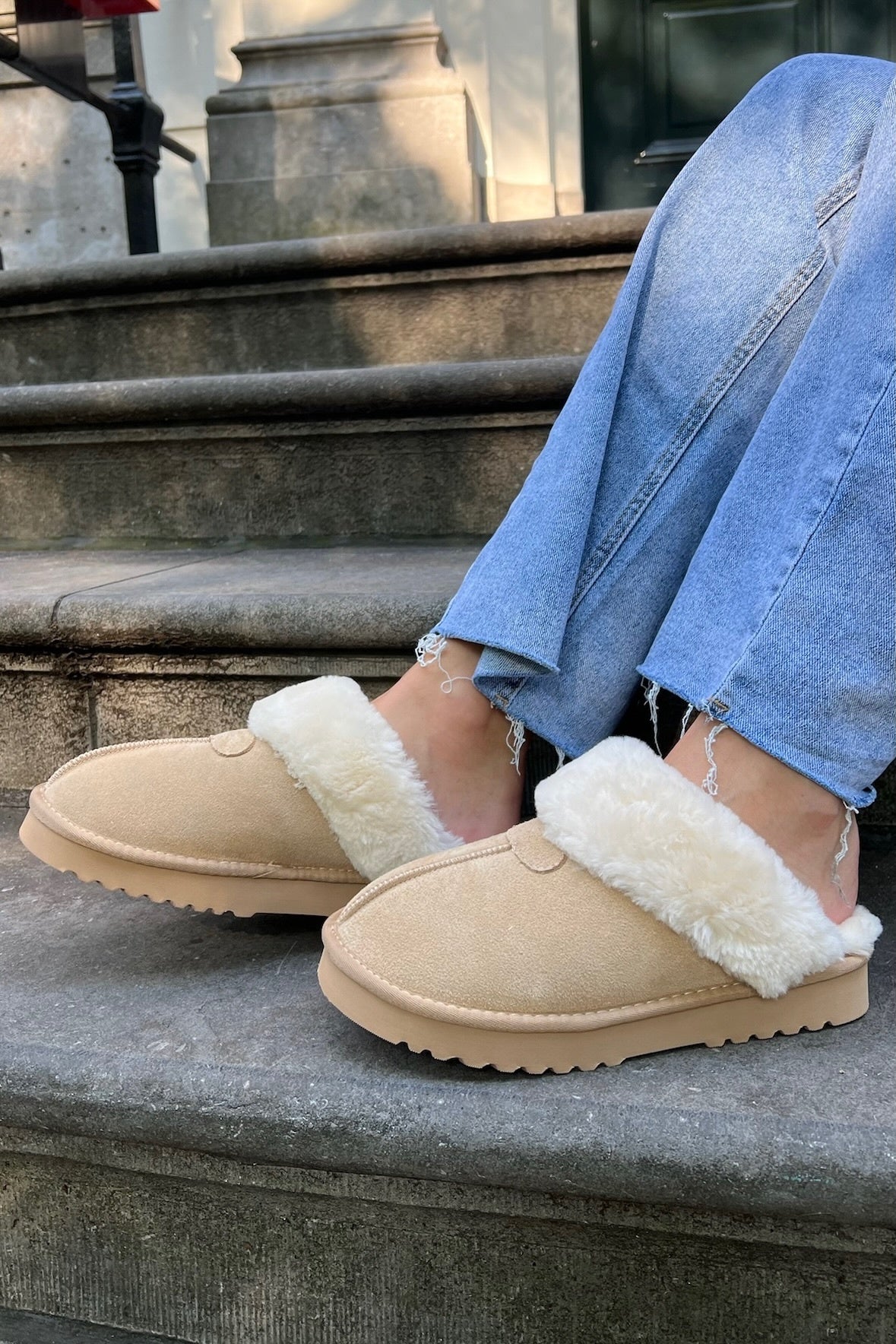 Comfy Winter Pantoffels - Beige - Image 3