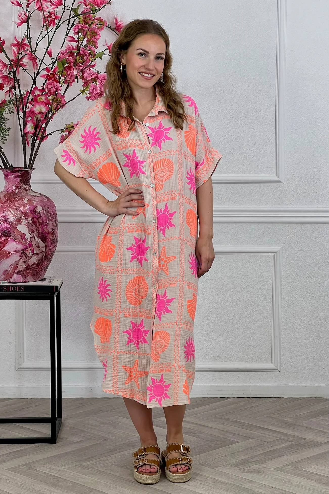 Cotton Beach Tunic - Beige