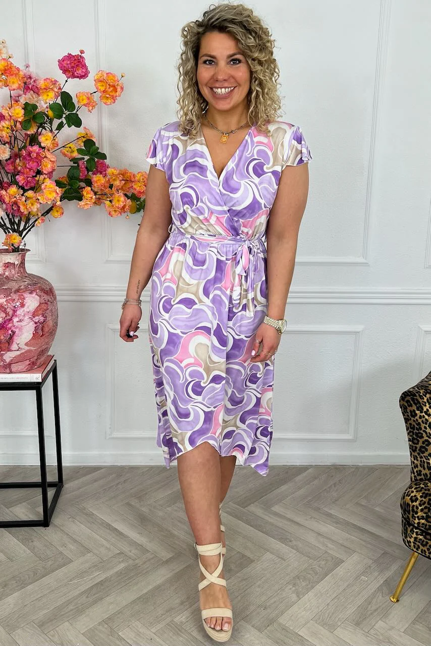 Curvy Strik Tenerife Dress - Lila/Pink - Image 5