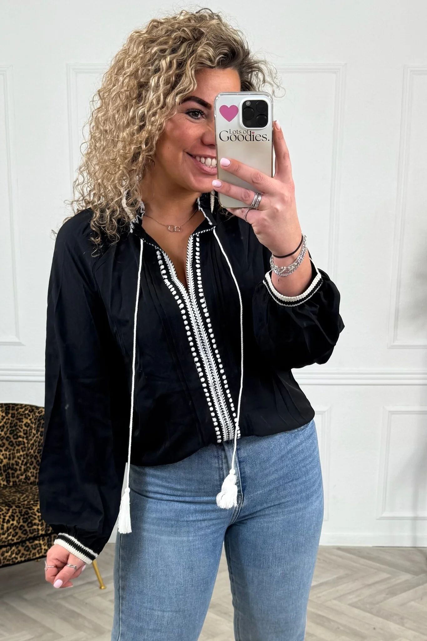 Daisy Blouse - Black