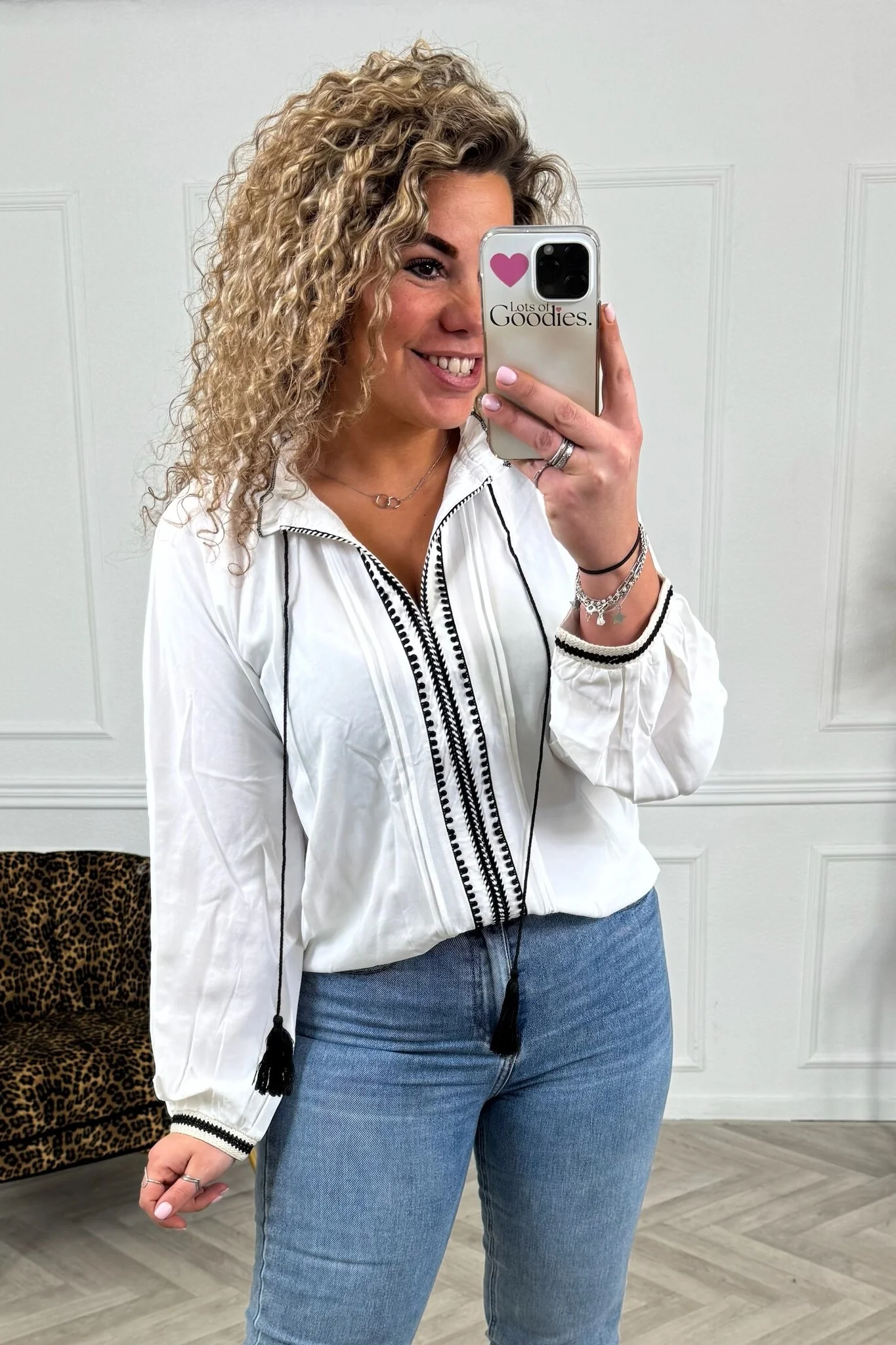 Daisy Blouse - White - Image 3