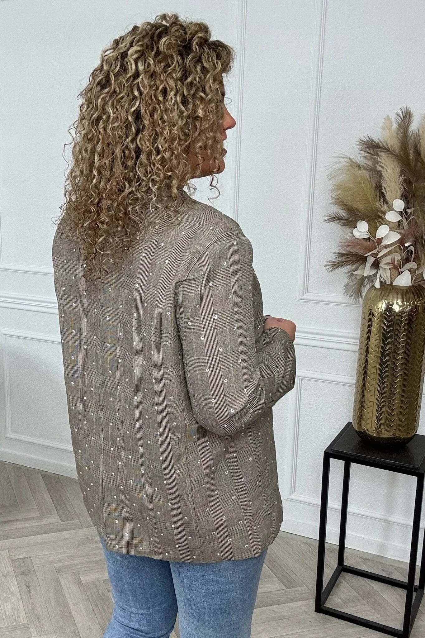 Diamond Blazer - Taupe - Image 5
