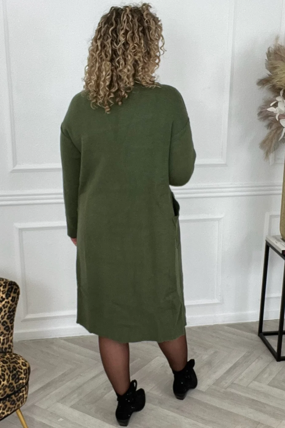 Elise Pocket Vest - Armygreen - Image 3