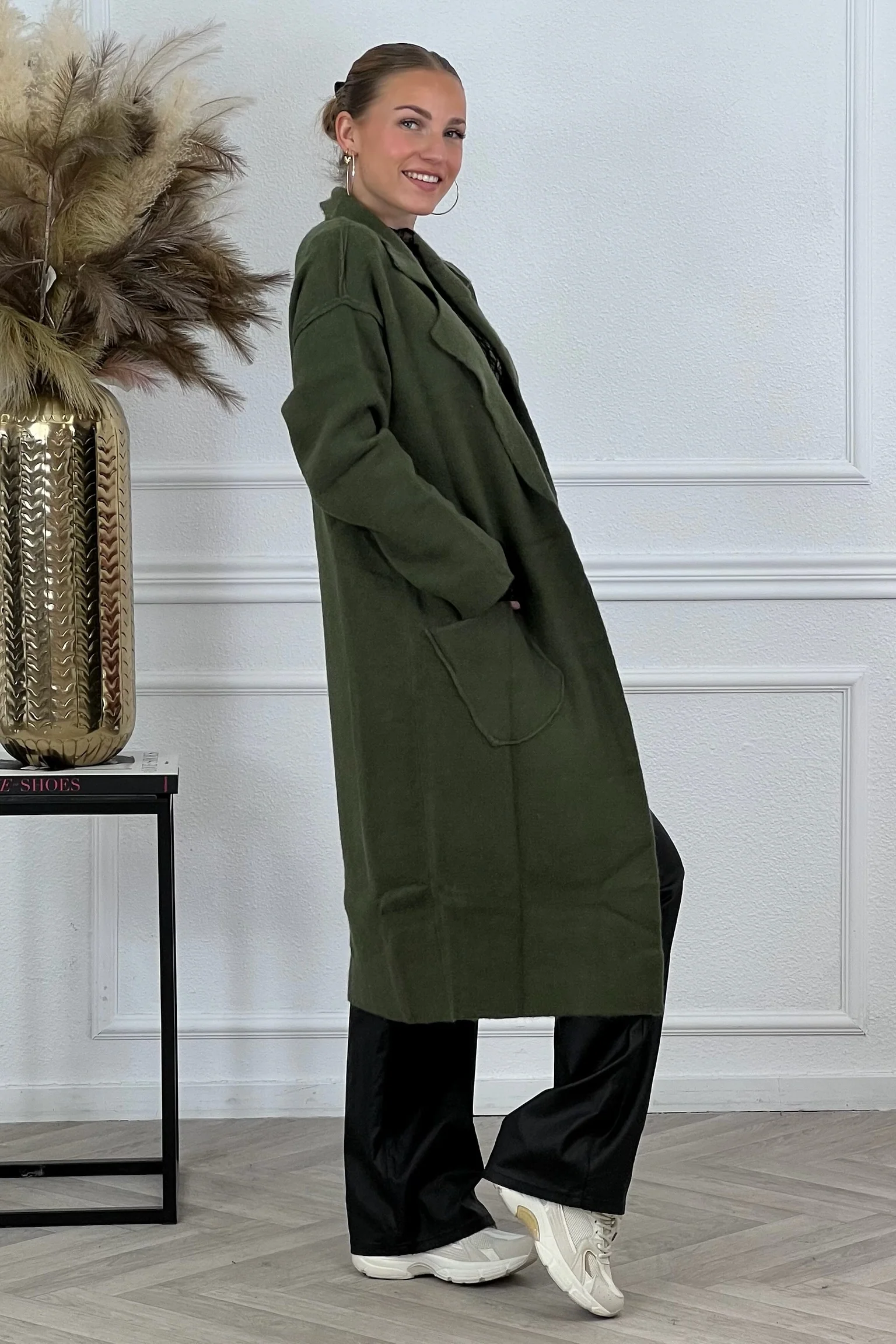 Elise Pocket Vest - Armygreen - Image 5