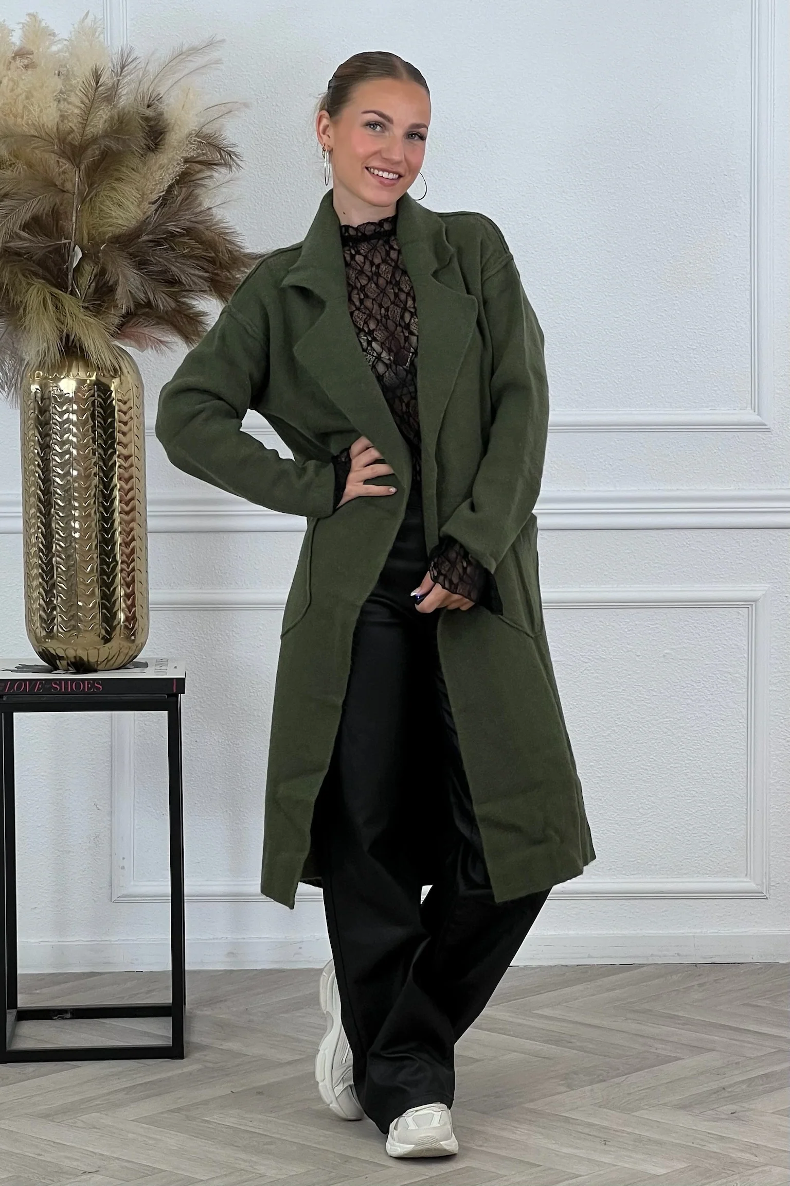 Elise Pocket Vest - Armygreen - Image 6