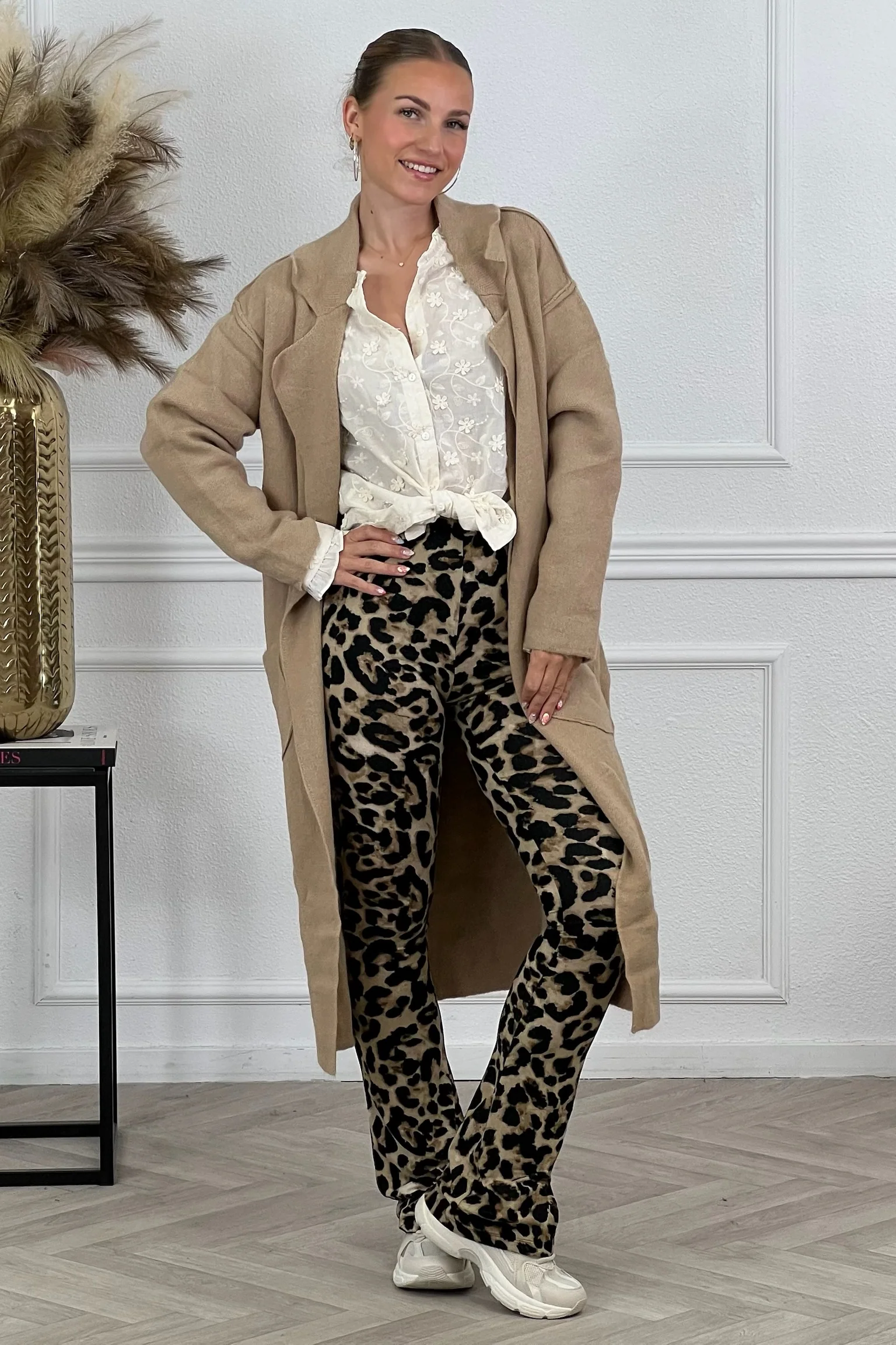 Elise Pocket Vest - Camel - Image 5