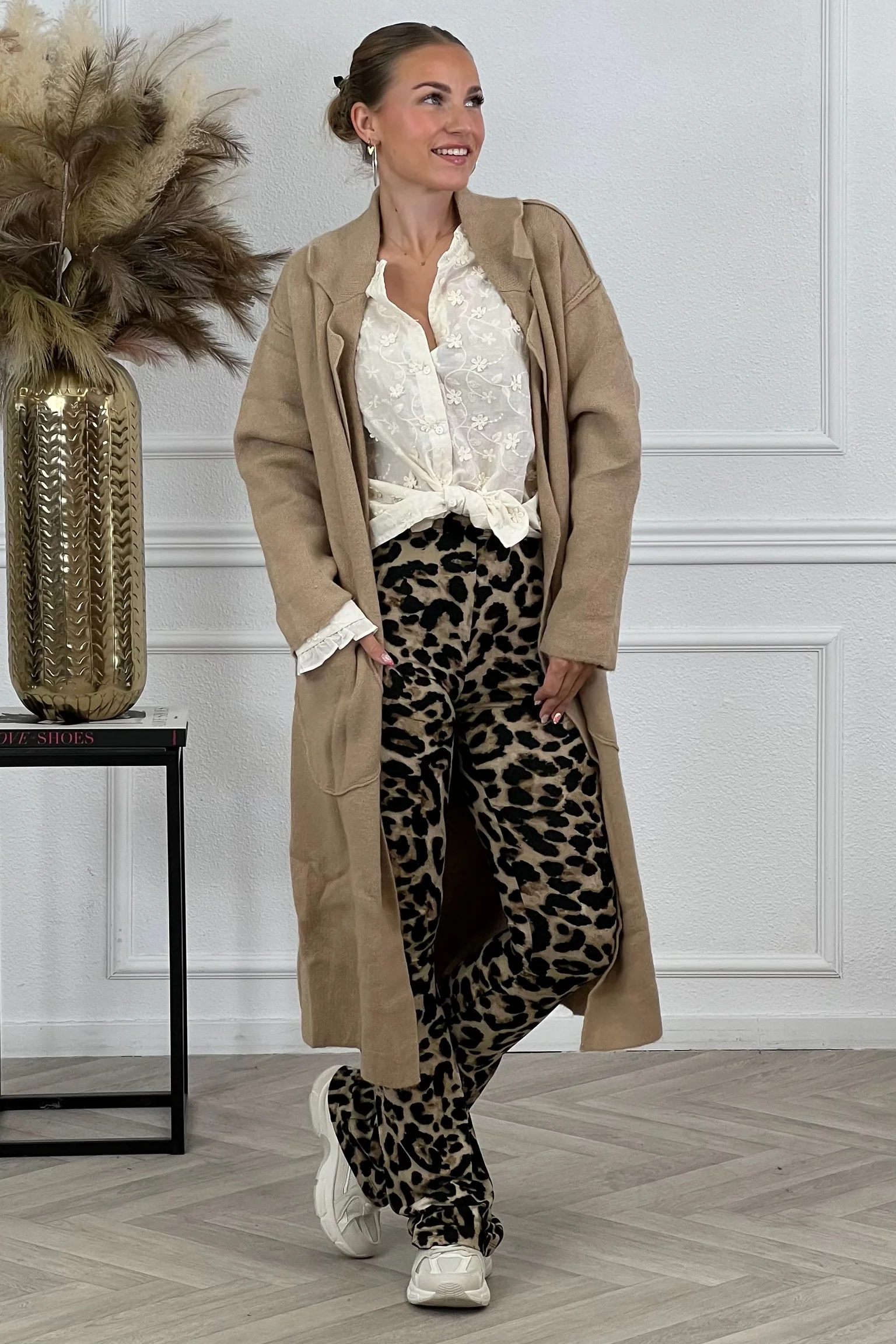 Elise Pocket Vest - Camel - Image 6