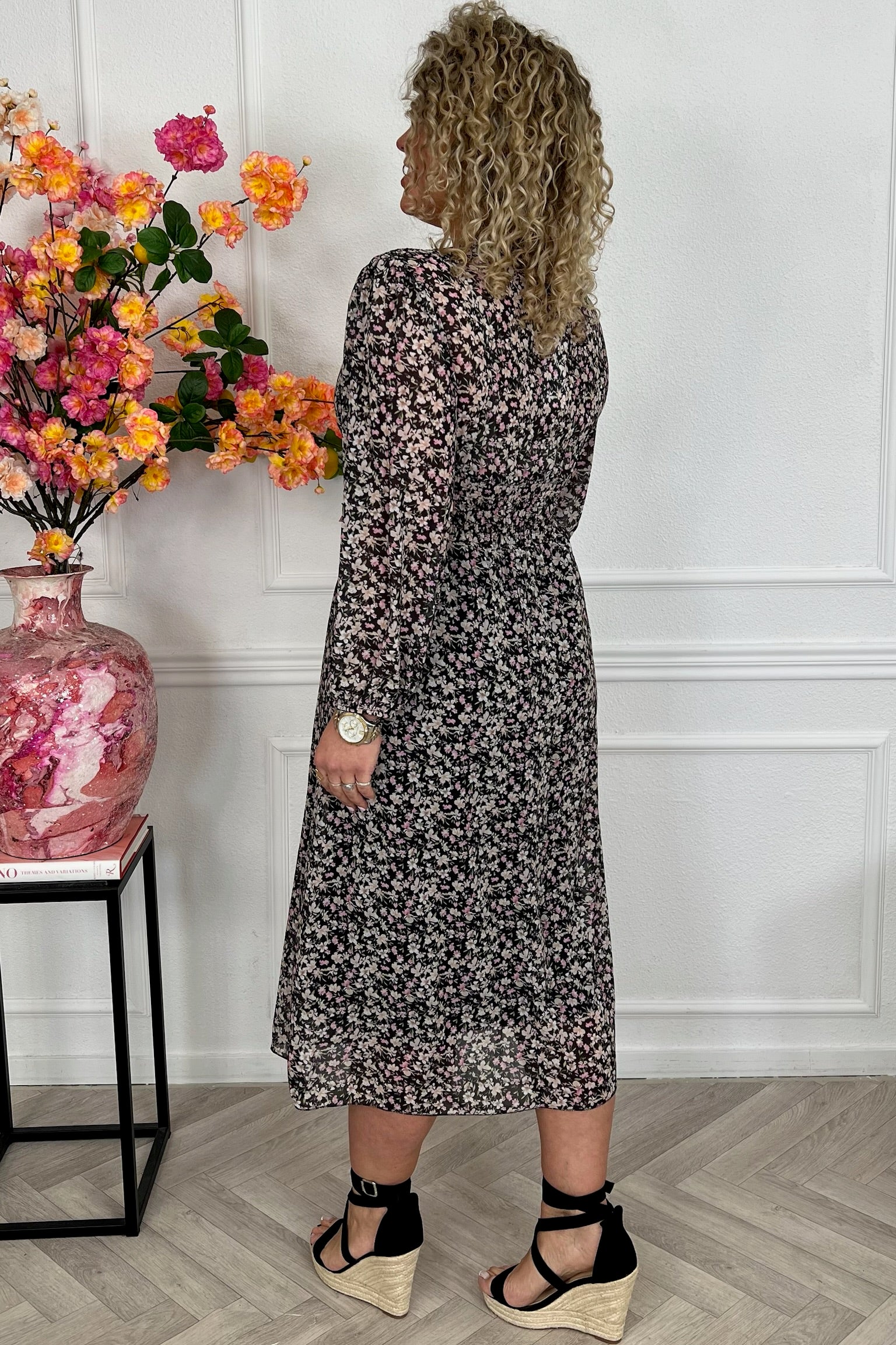Estepona Long Taille Dress - Black - Image 5
