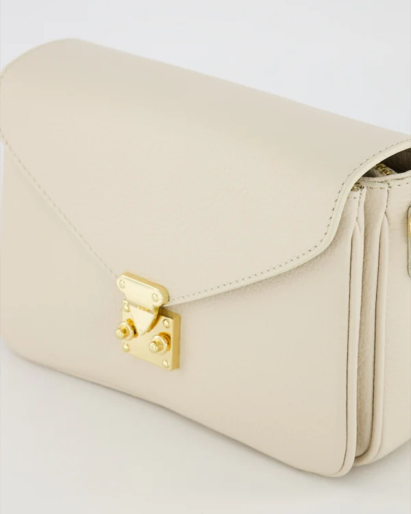 Esther Leather Bag - Beige - Image 4