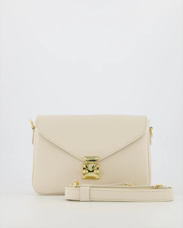 Esther Leather Bag - Beige - Image 5