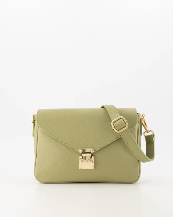 Esther Leather Bag - Moss Green