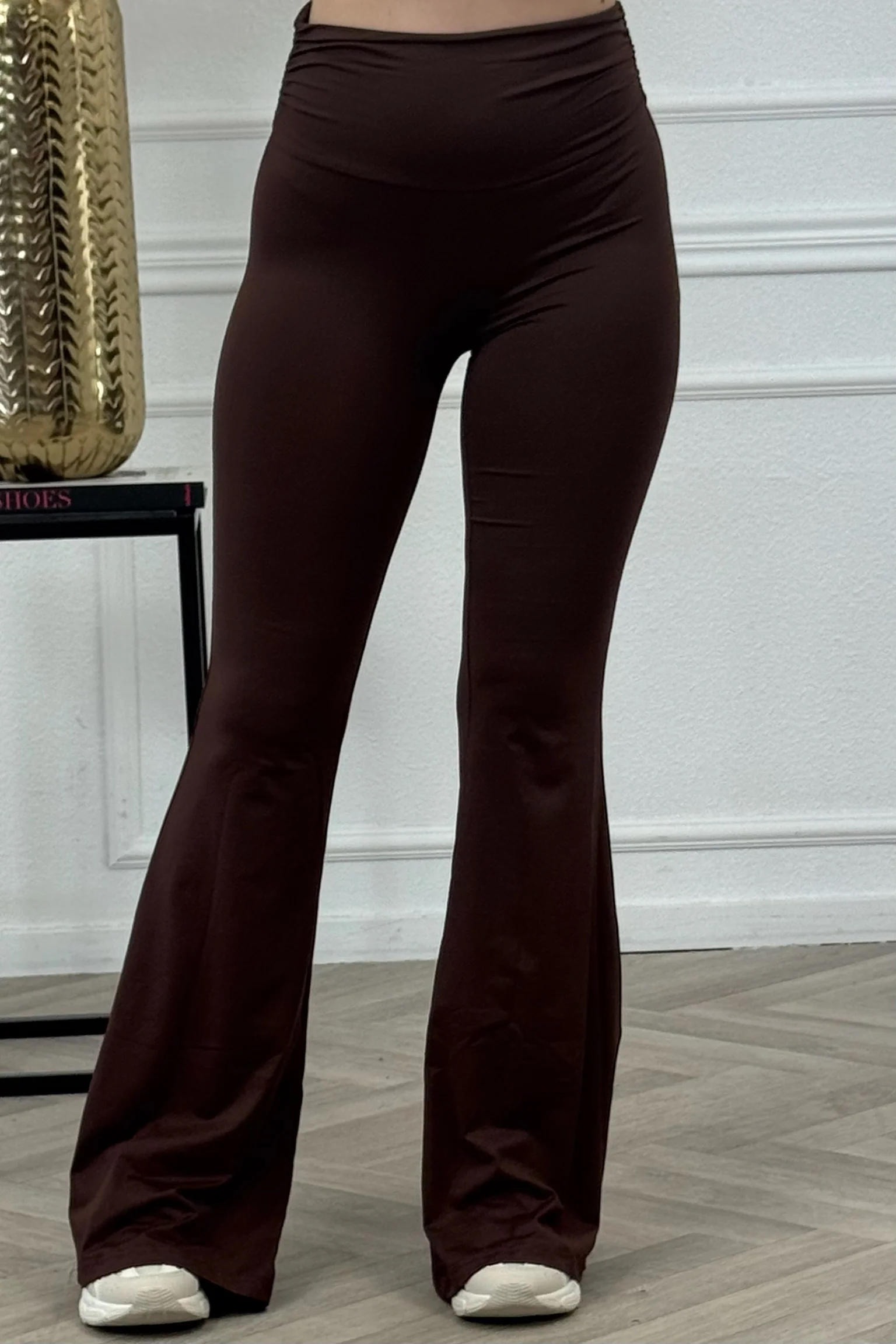 Flare Sport Legging - Brown - Image 6