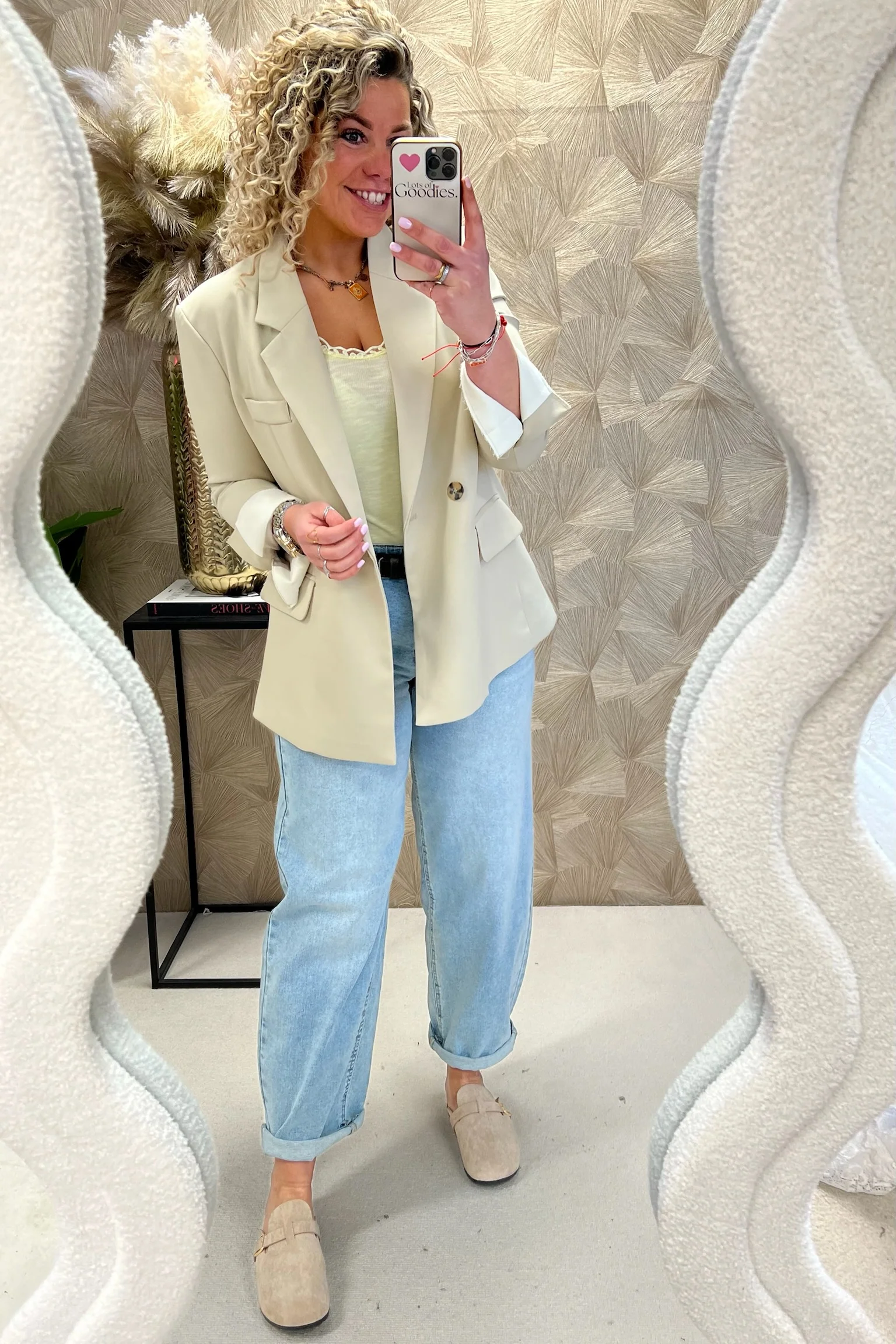 Fleur Blazer - Beige