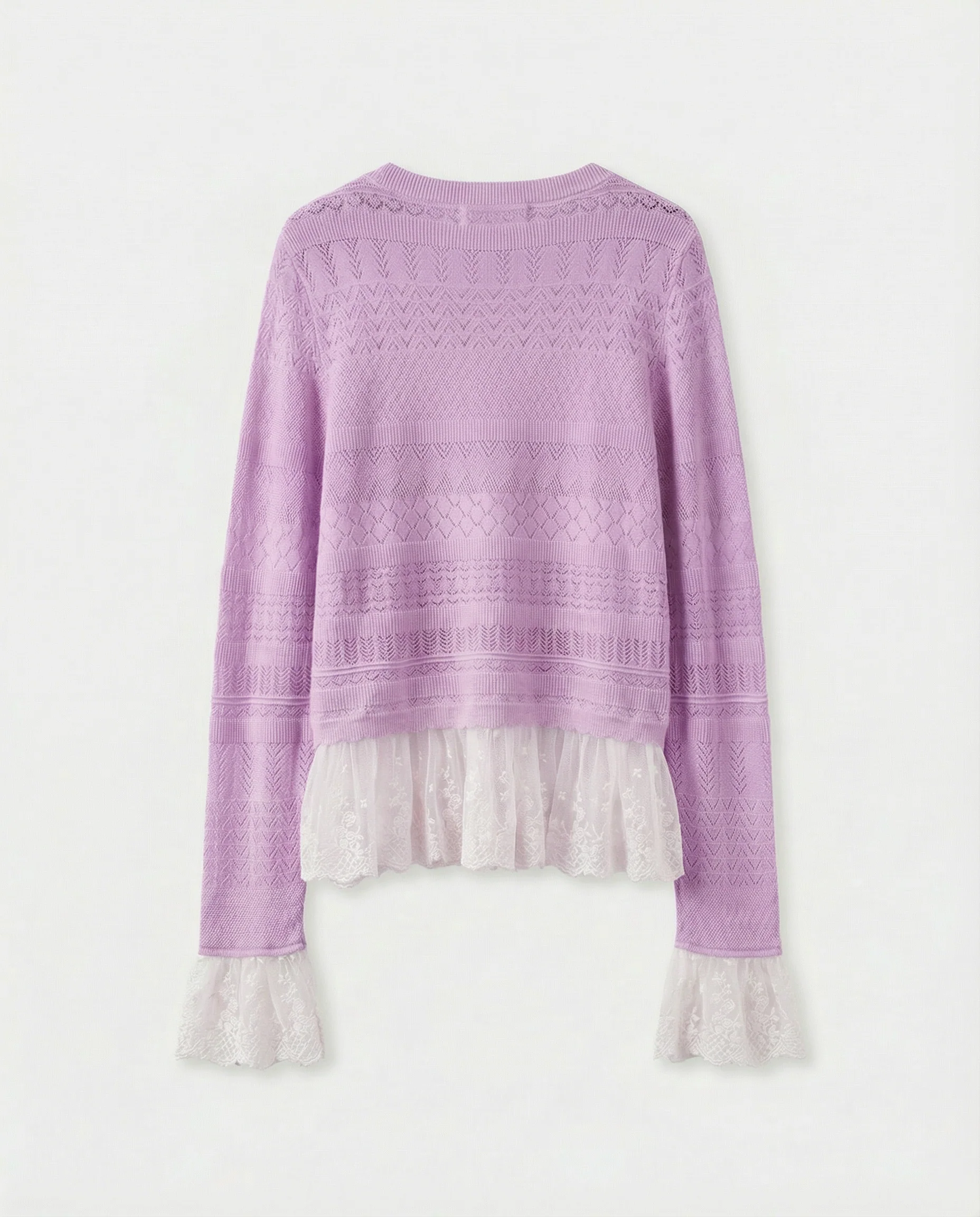 Giulia Lace Vest - Lila - Image 3