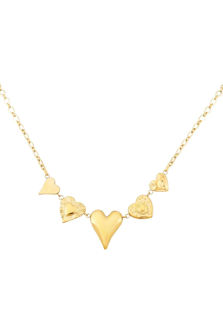 Give Me All Your Love Necklace - Gold