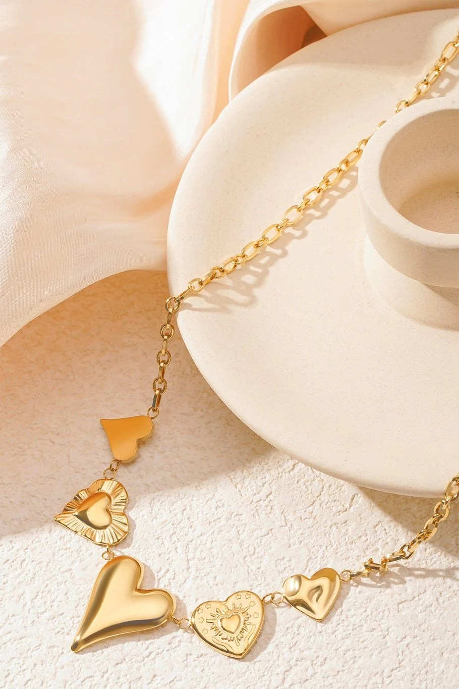 Give Me All Your Love Necklace - Gold - Image 2