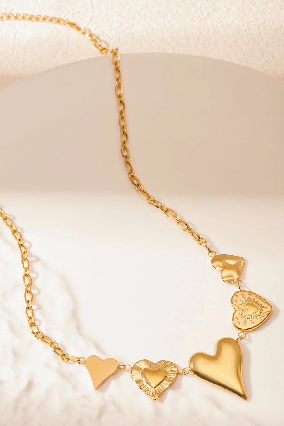 Give Me All Your Love Necklace - Gold - Image 3