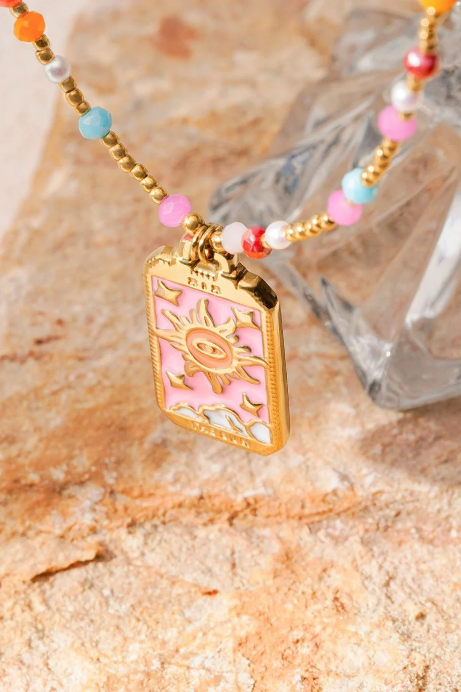 Give Me The Sun Necklace - Gold - Image 3