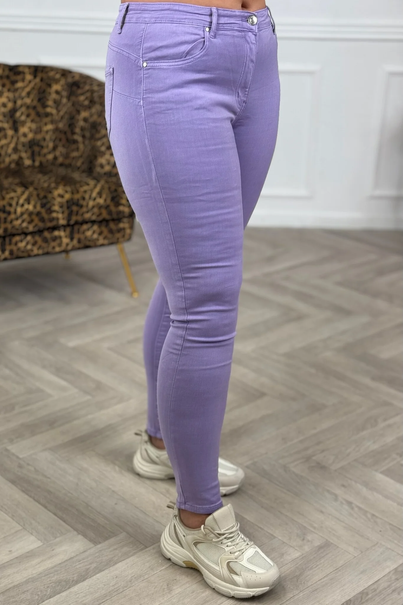 Goodies Push Up Skinny Jeans - Lila - Image 2