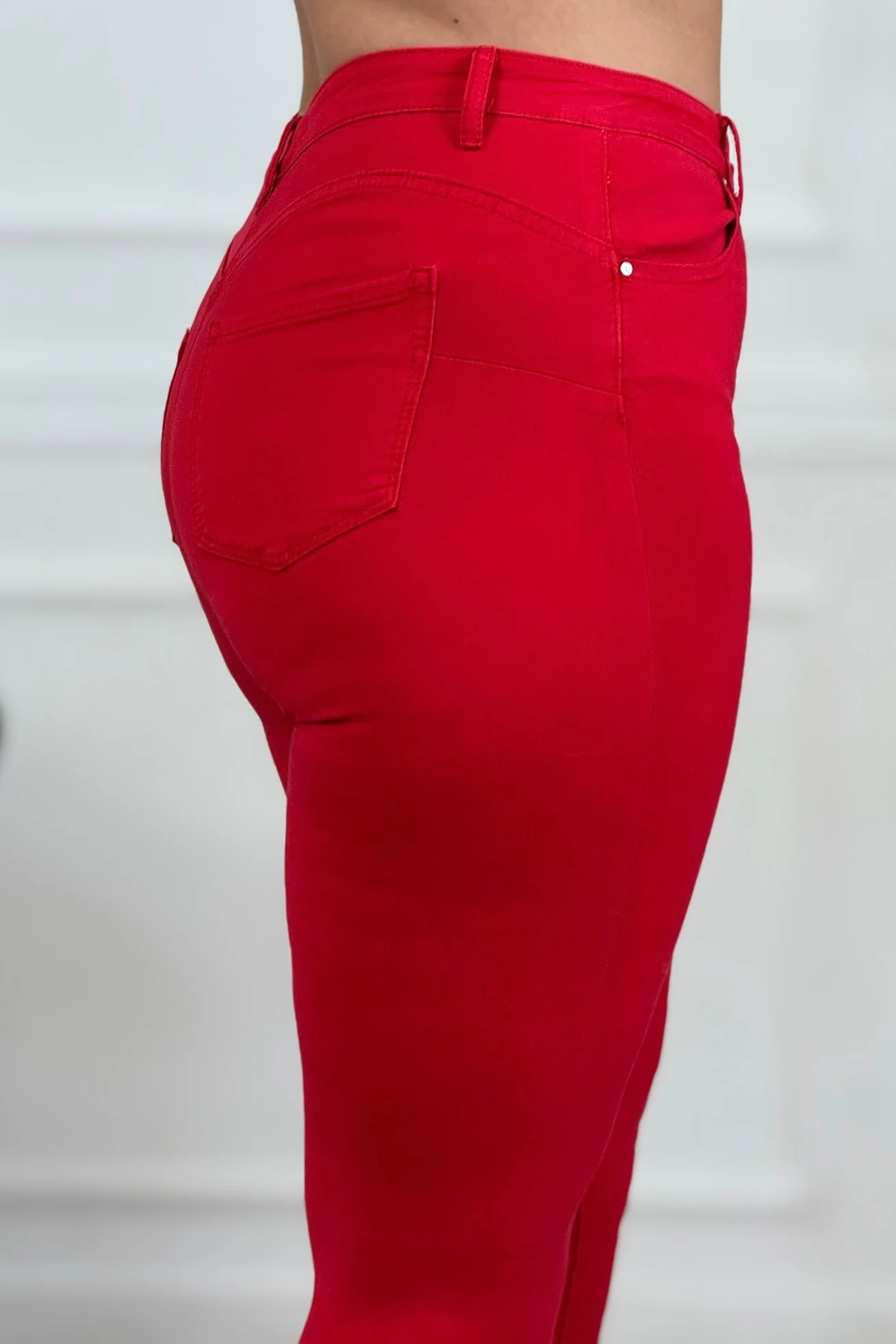 Goodies Push Up Skinny Jeans - Red