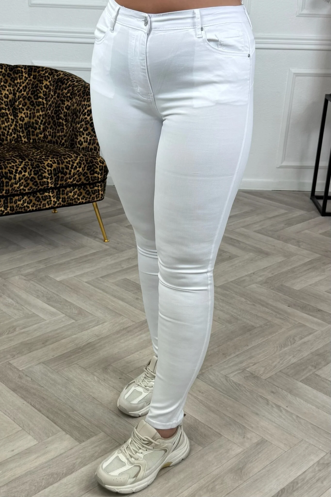 Goodies Push Up Skinny Jeans - White