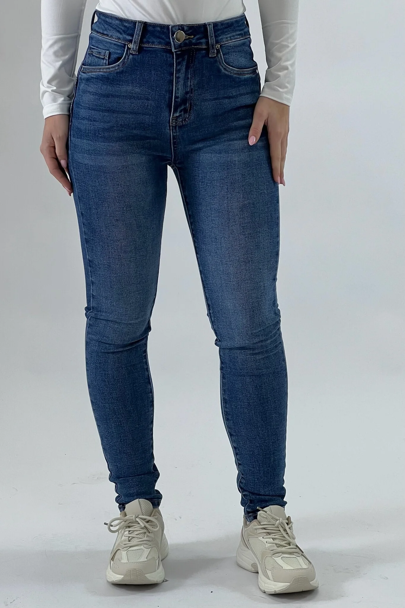 Goodies Skinny Jeans - Blue - Image 4