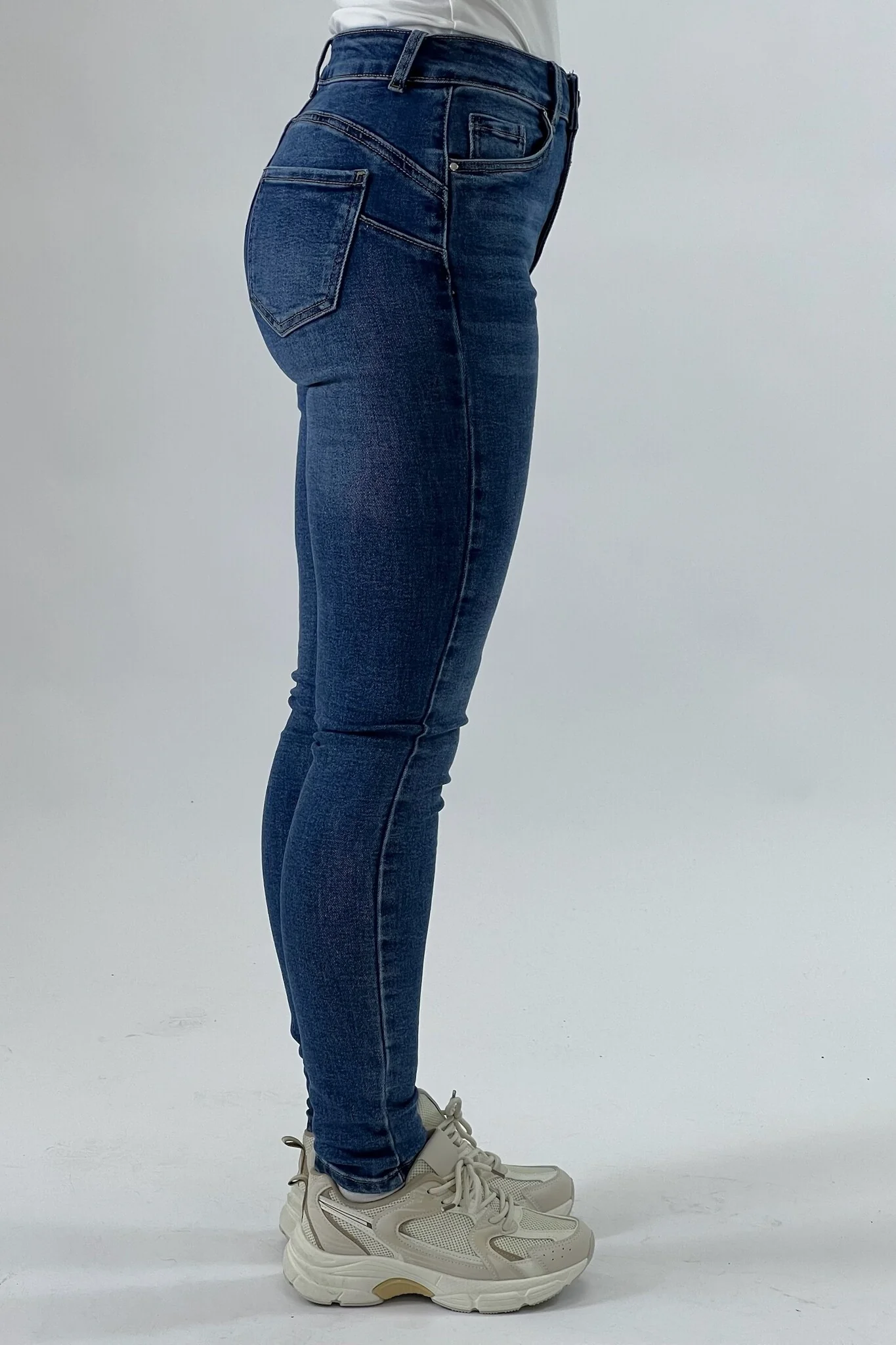 Goodies Skinny Jeans - Blue - Image 5