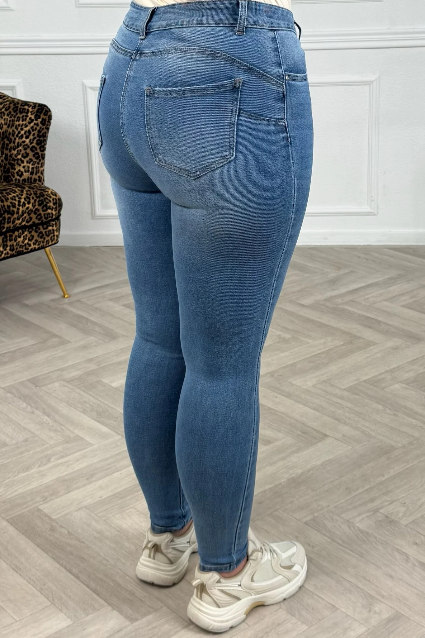 Goodies Skinny Jeans - Sky Blue - Image 4