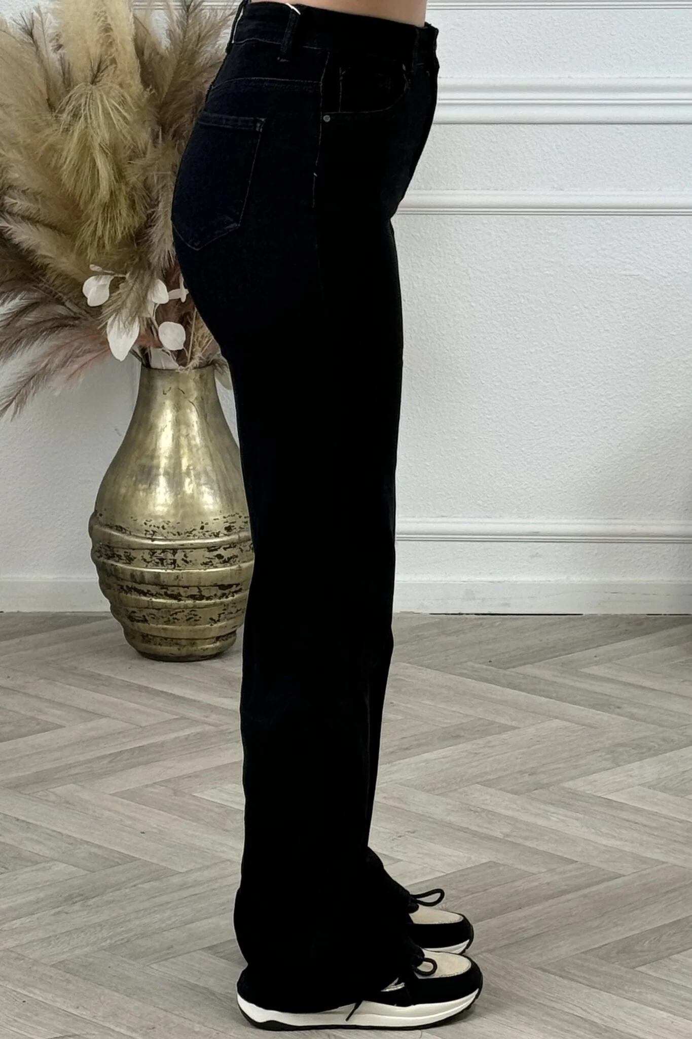 Goodies Wide Leg Jeans - Black - Image 3