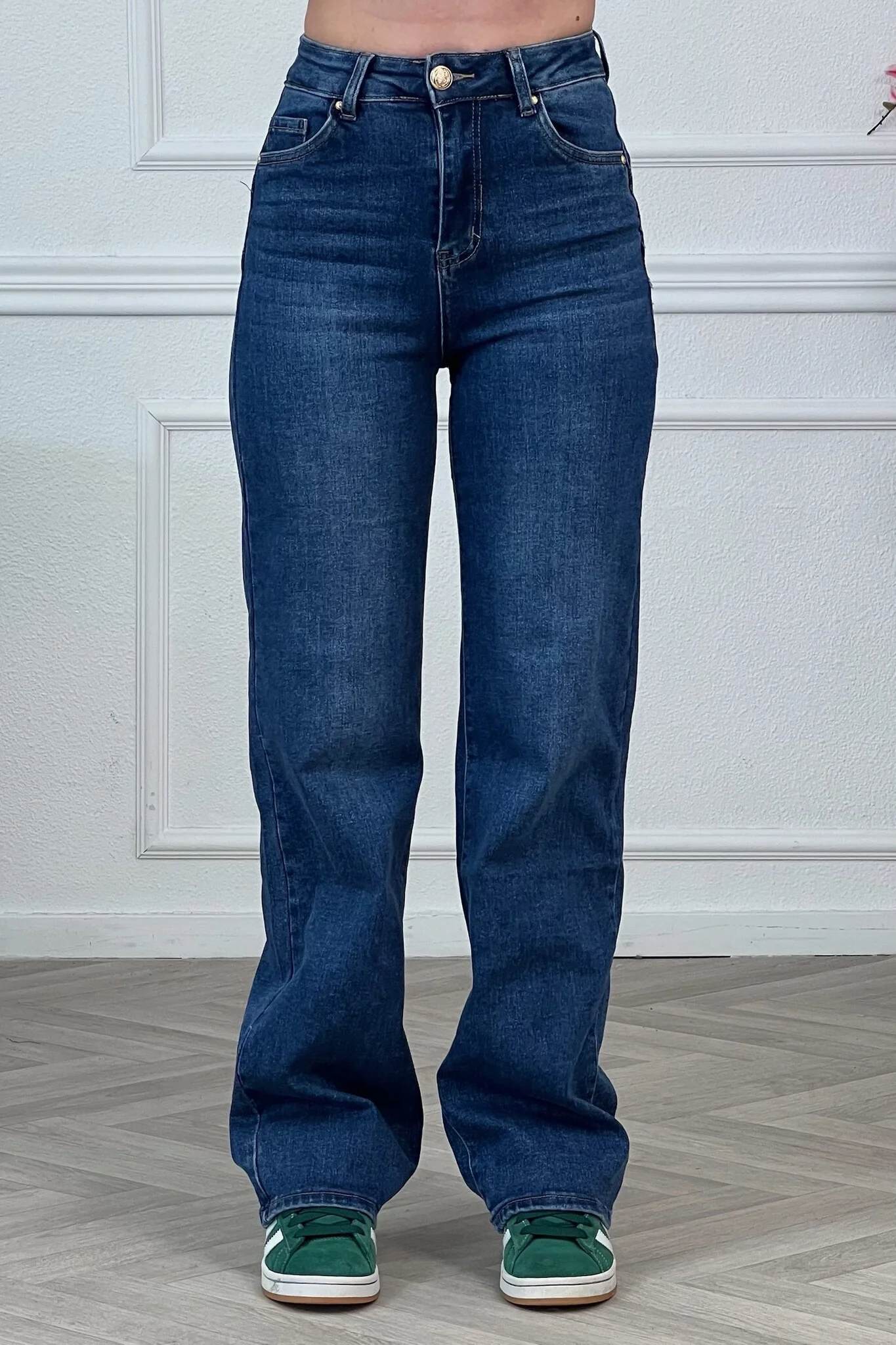 Goodies Wide Leg Goodies Jeans - Blue - Image 2