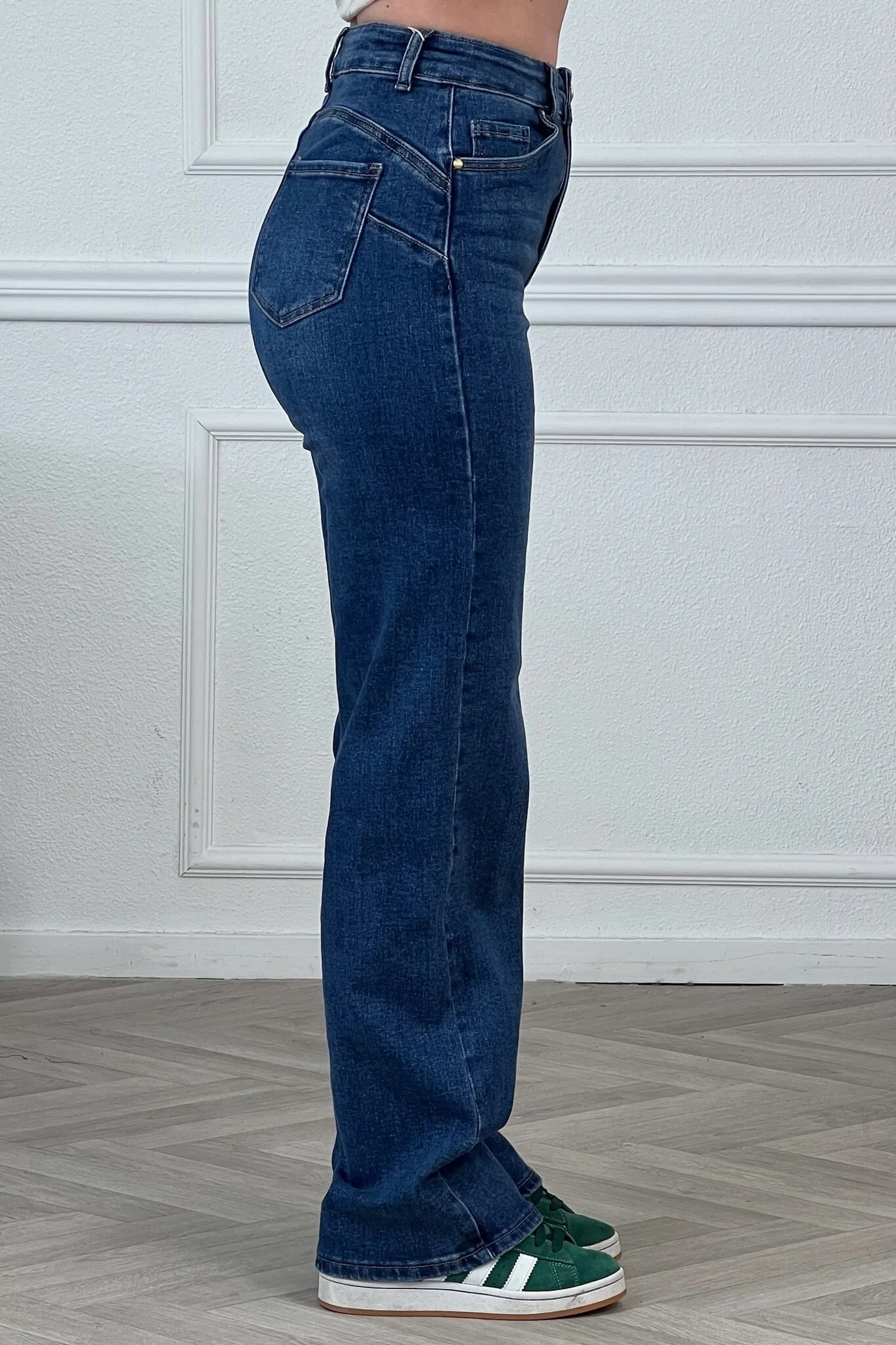 Goodies Wide Leg Goodies Jeans - Blue - Image 3