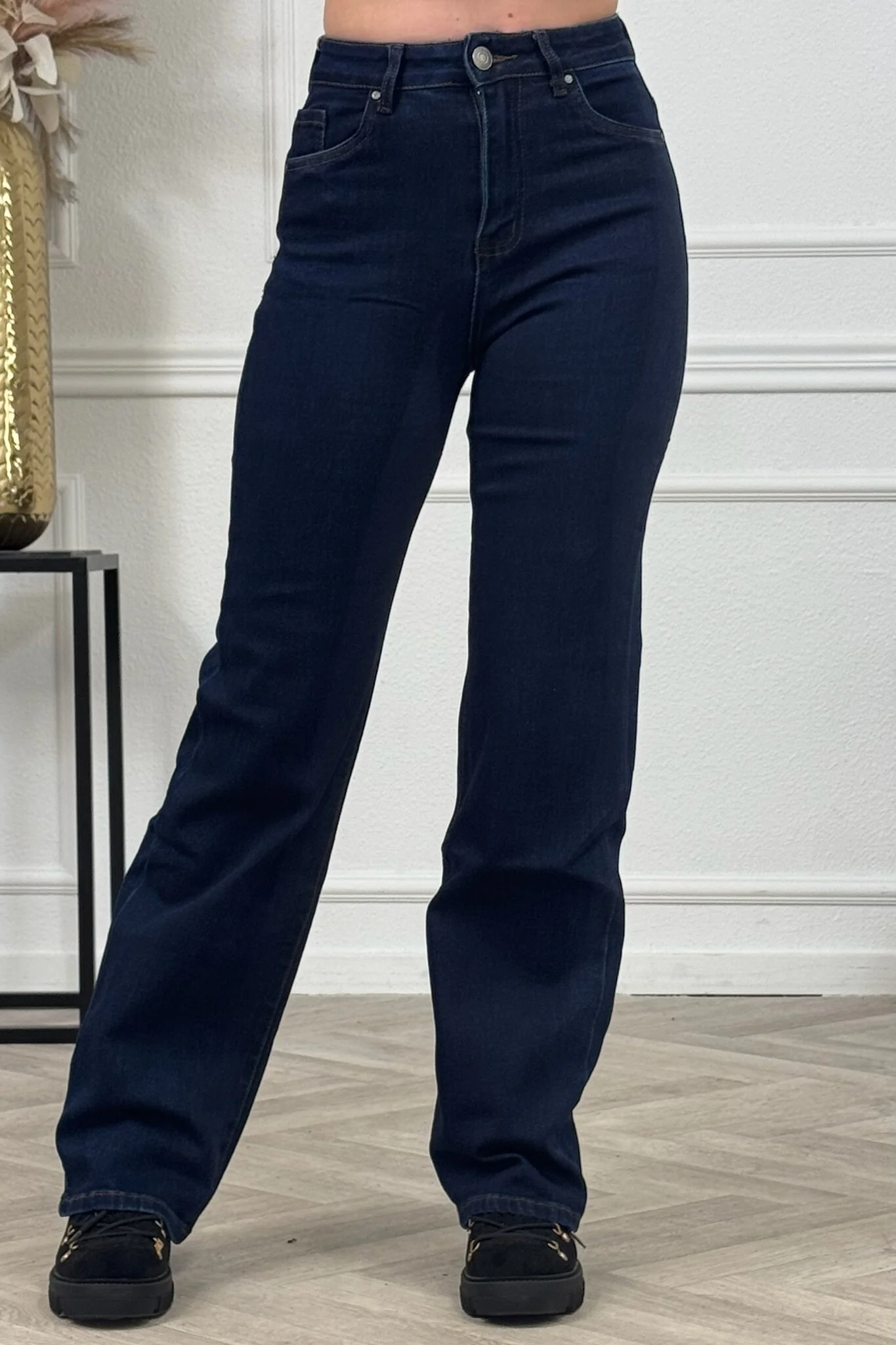 Goodies Wide Leg Jeans - Deep Blue