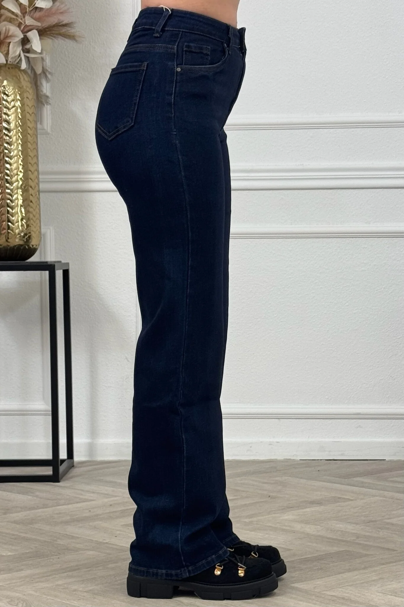 Goodies Wide Leg Jeans - Deep Blue - Image 3