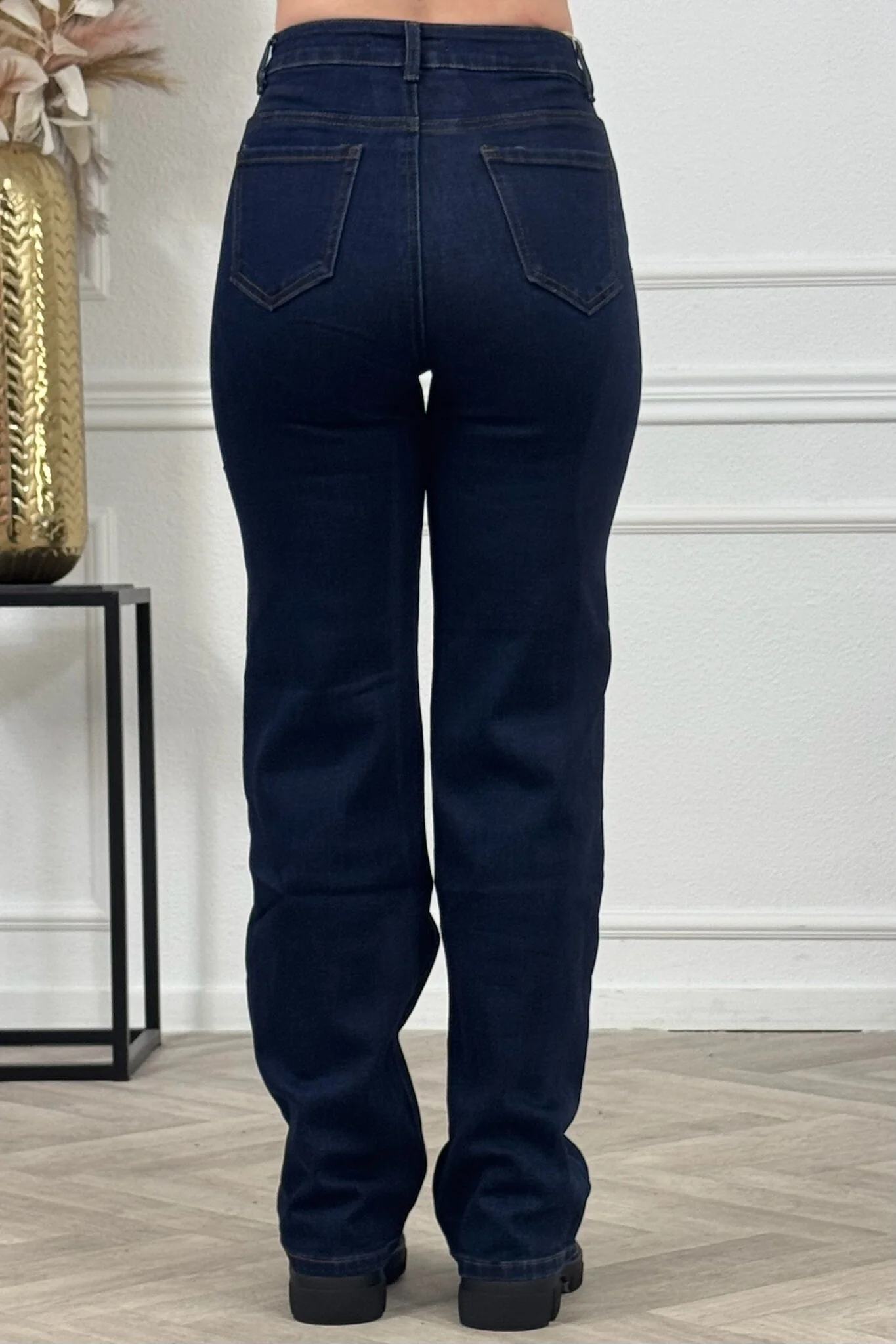 Goodies Wide Leg Jeans - Deep Blue - Image 5