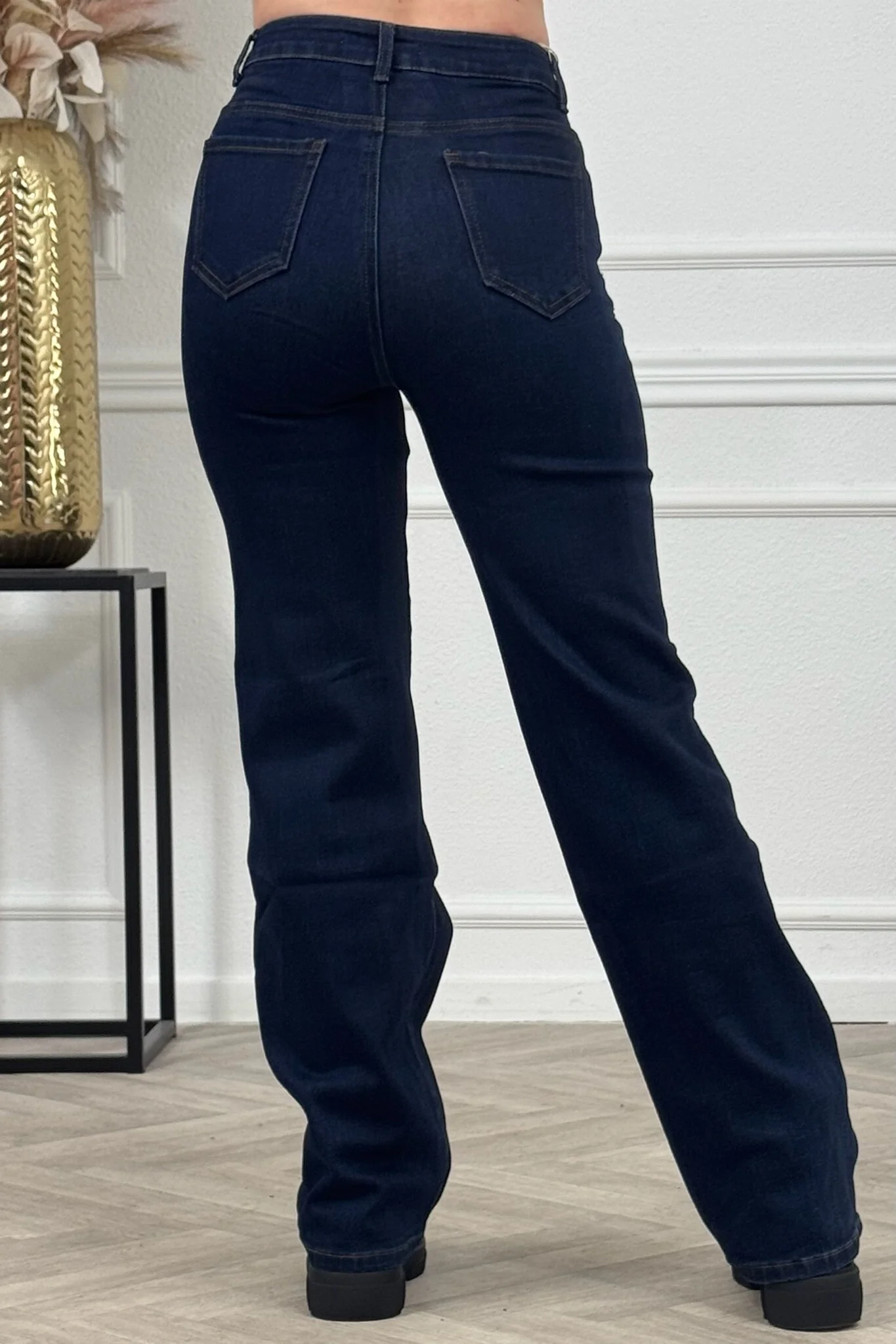 Goodies Wide Leg Jeans - Deep Blue - Image 6