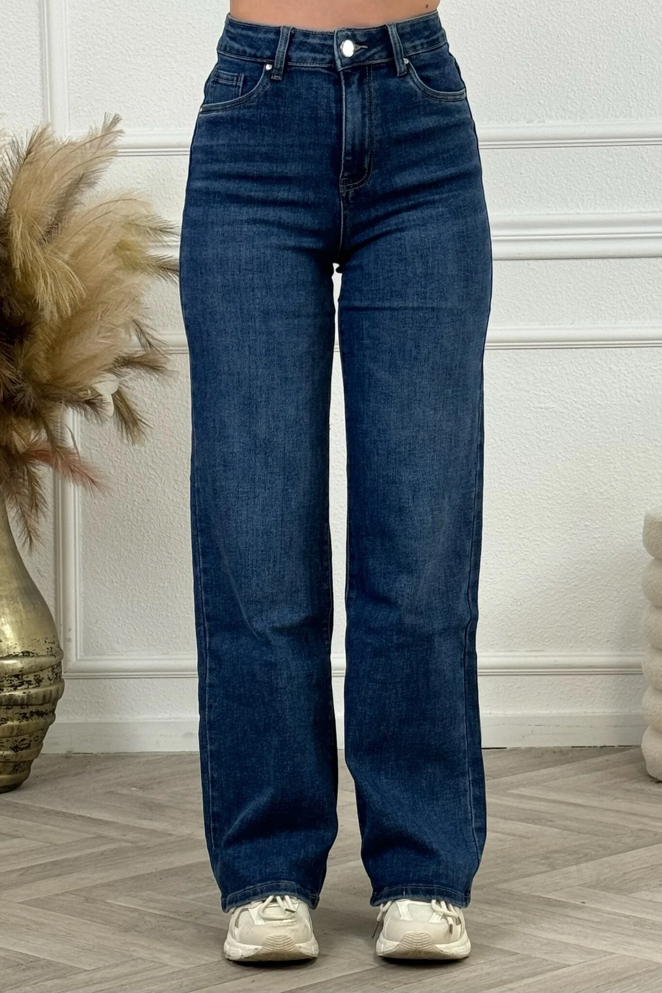 Goodies Wide Leg Jeans - Denim Blue - Image 4