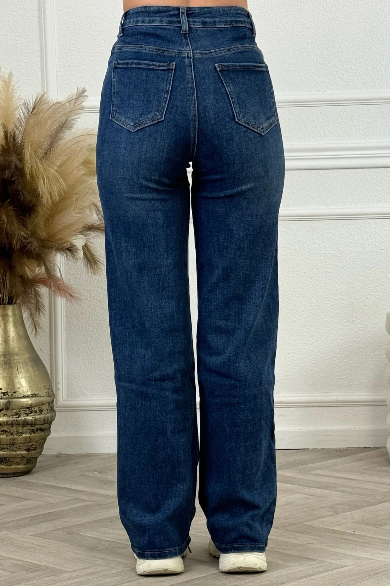 Goodies Wide Leg Jeans - Denim Blue - Image 6