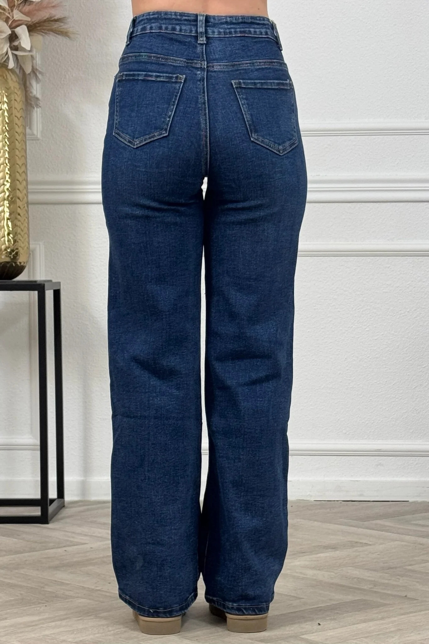 Goodies Wide Leg Jeans - Royal Blue - Image 3