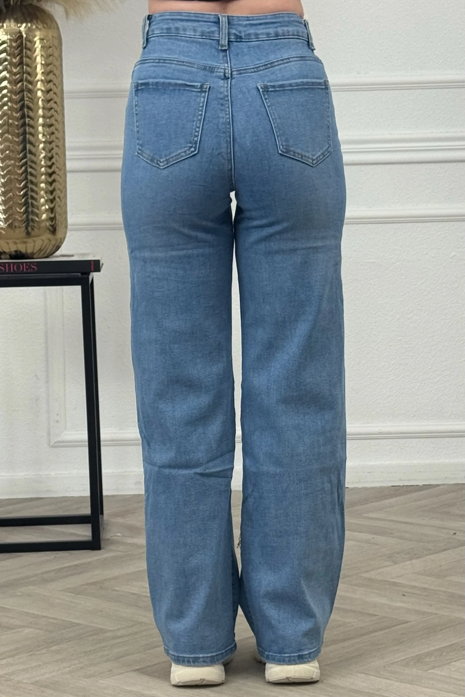 Goodies Wide Leg Jeans - True Blue - Image 10