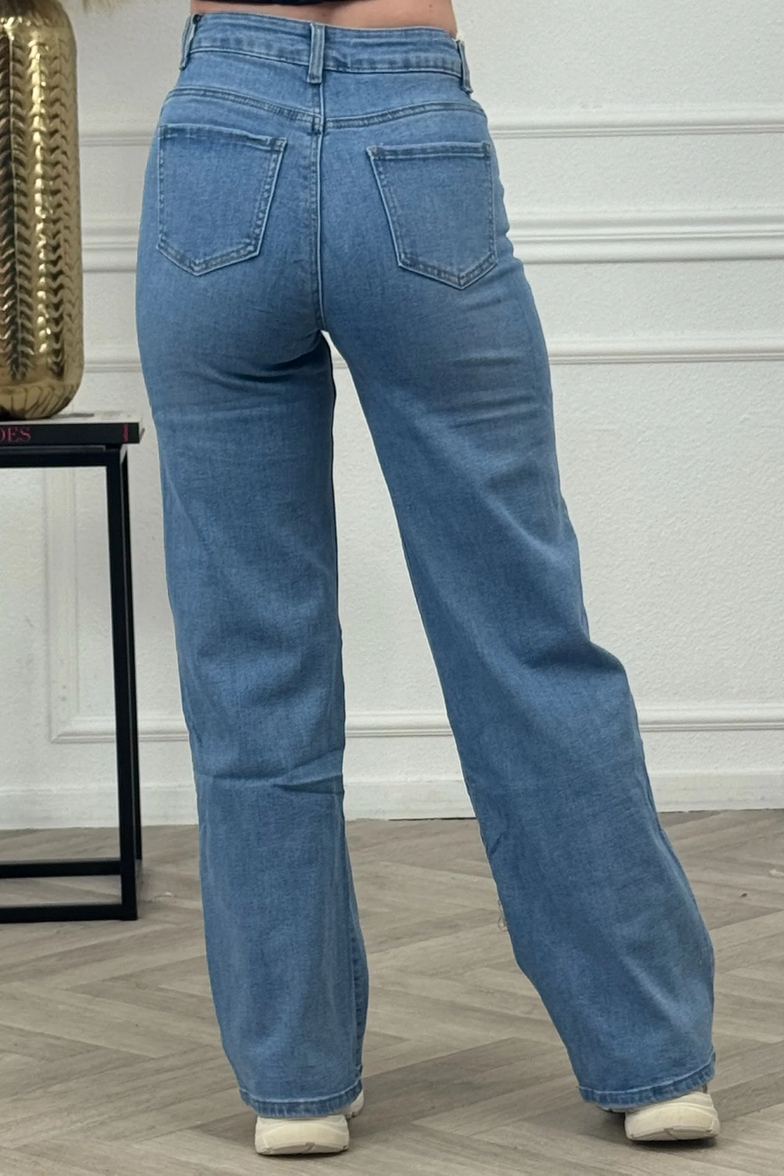 Goodies Wide Leg Jeans - True Blue - Image 11