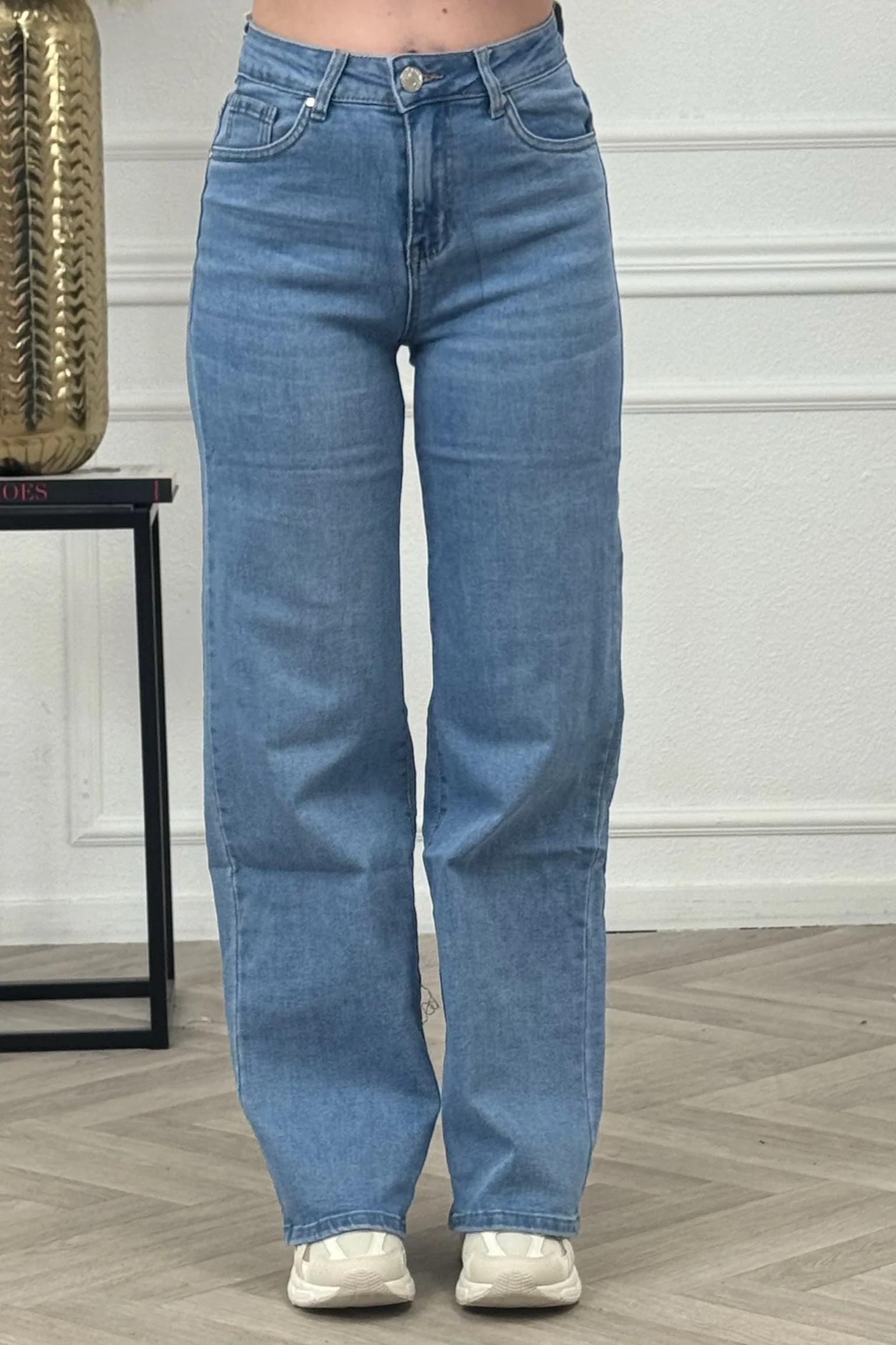Goodies Wide Leg Jeans - True Blue - Image 3