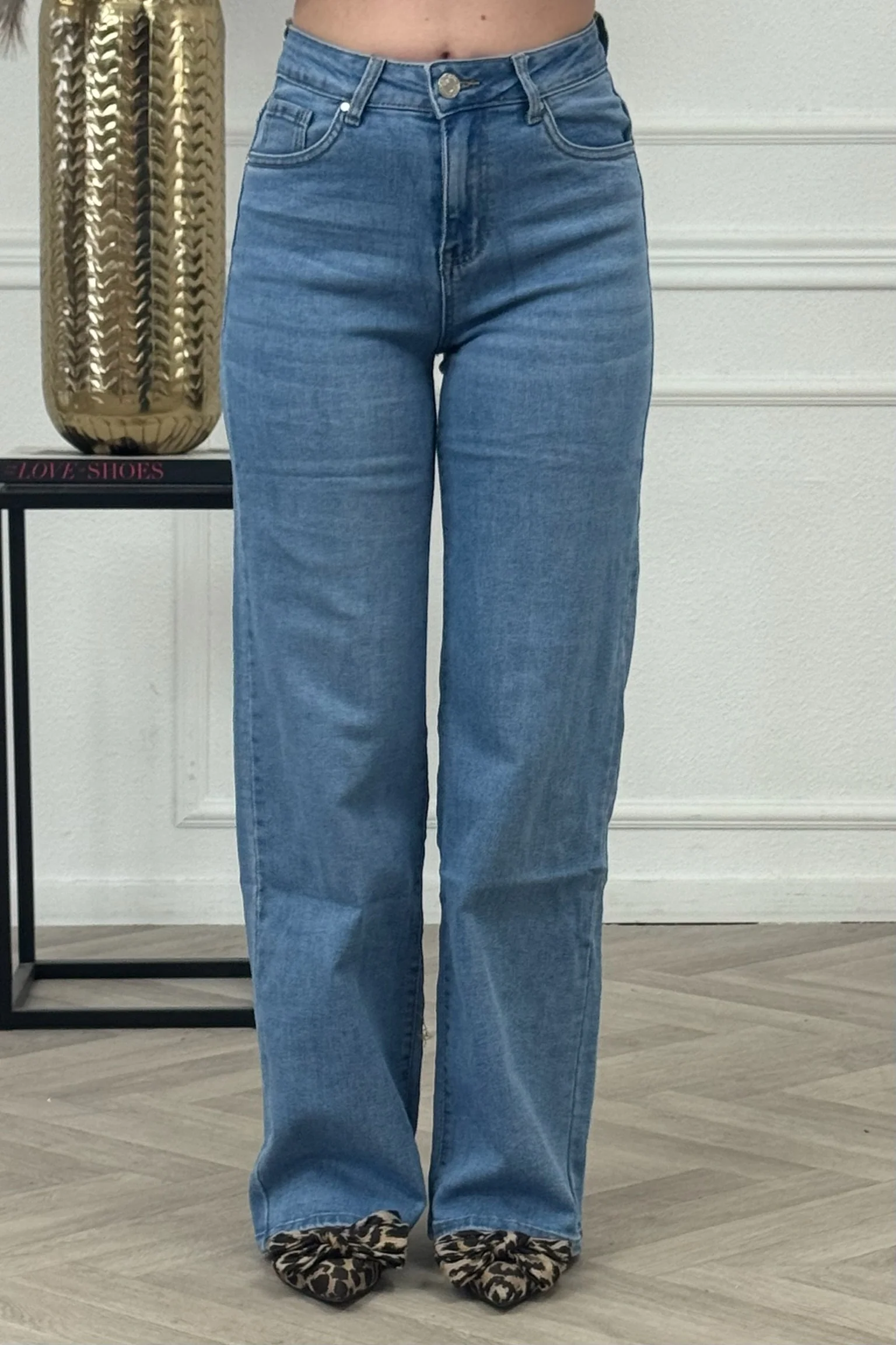 Goodies Wide Leg Jeans - True Blue - Image 5
