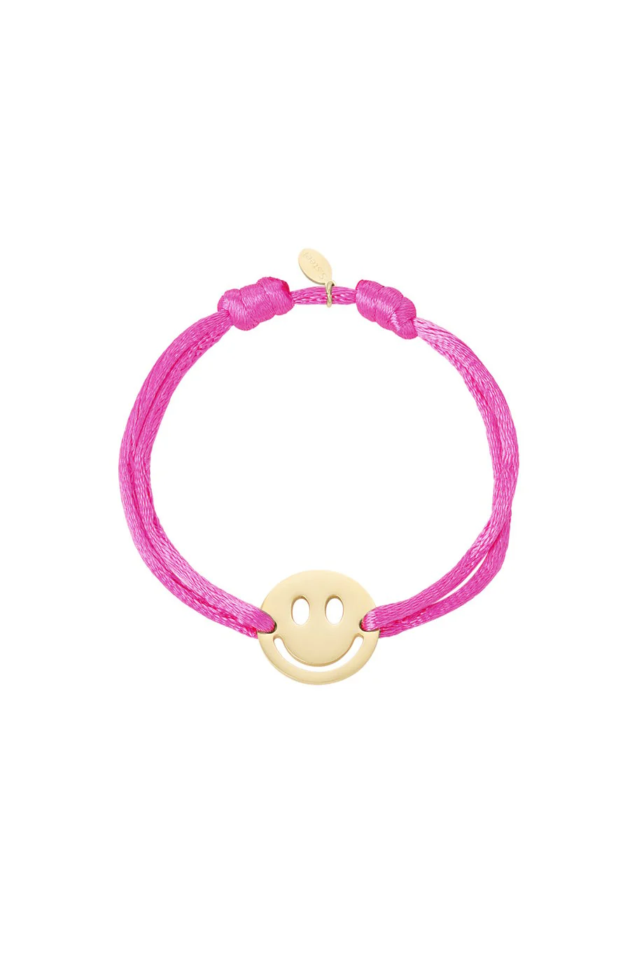 Happy Satin Bracelet - Pink