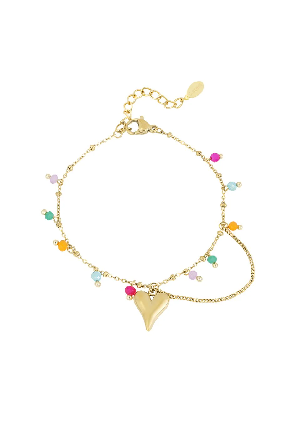 Heart Pop Bracelet - Gold - Image 2